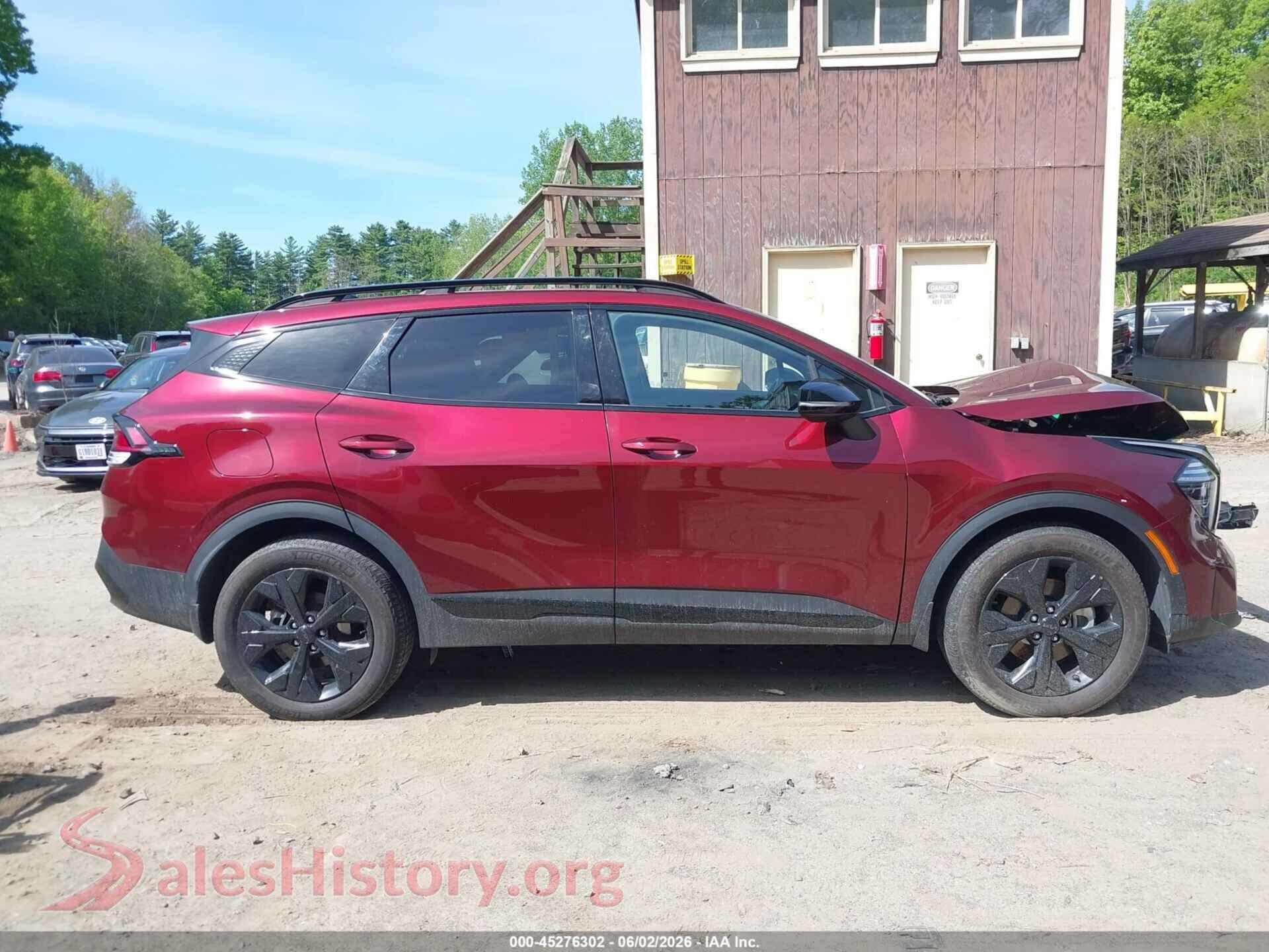 2025 KIA SPORTAGE PLUG-IN HYBRID VIN KNDPYDDH6S7205752, auction photo 14
