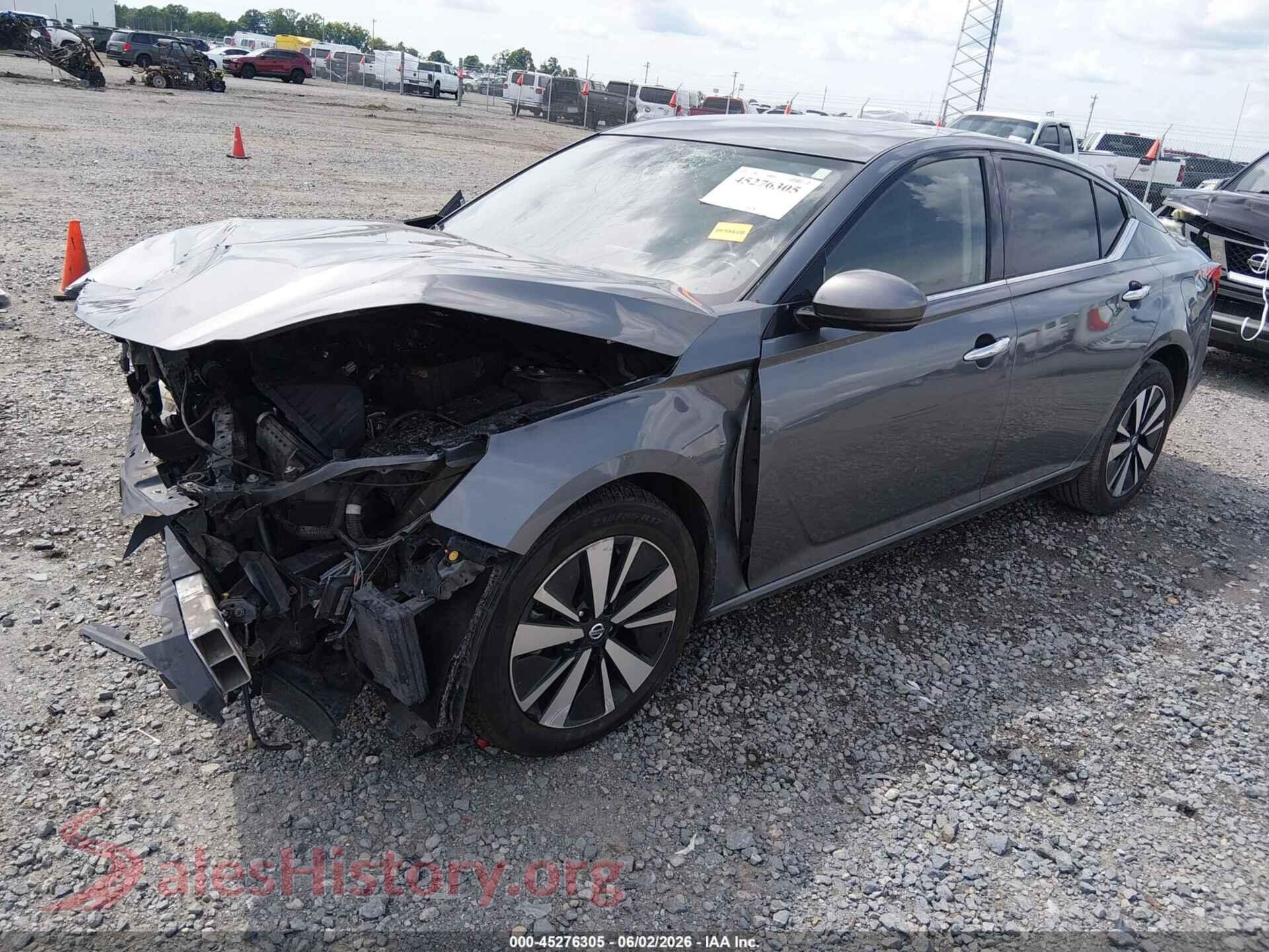 2020 NISSAN ALTIMA VIN 1N4BL4EVXLC154350, front view