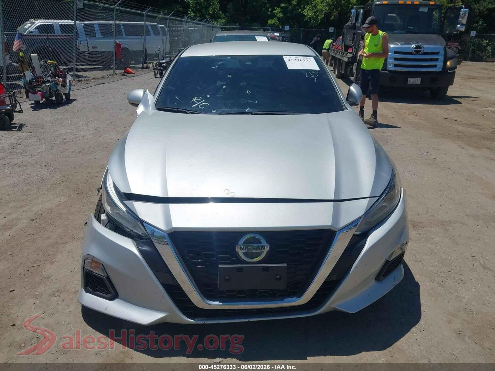 2022 NISSAN ALTIMA VIN 1N4BL4DV8NN355009, damage close-up