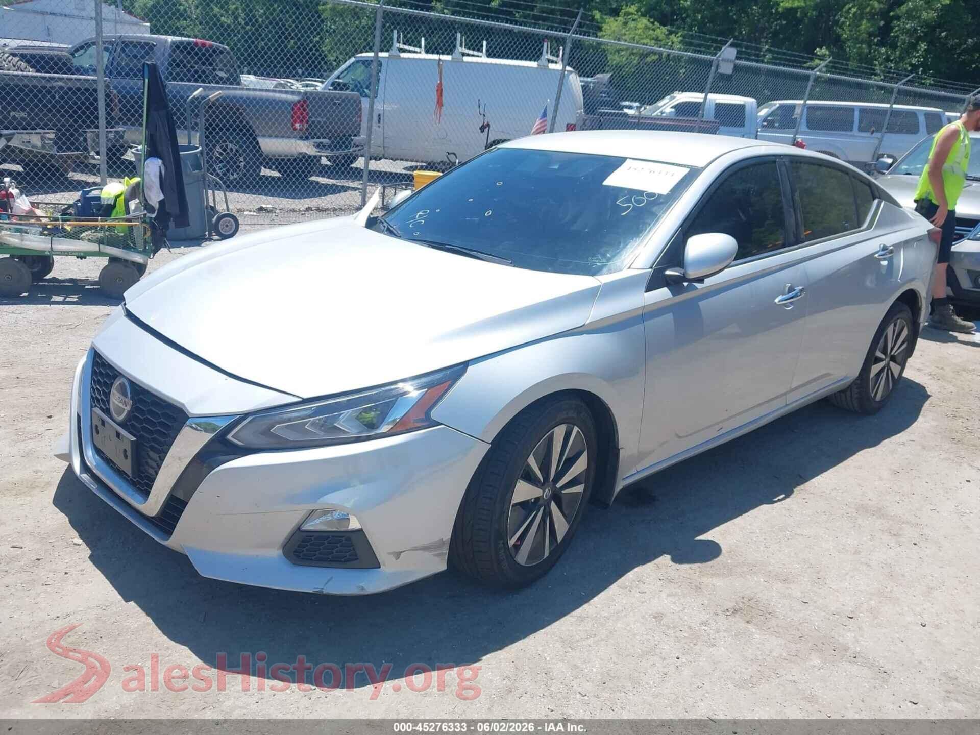 2022 NISSAN ALTIMA VIN 1N4BL4DV8NN355009, front view