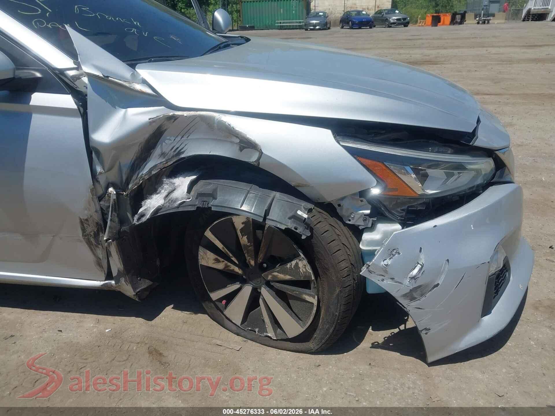 2022 NISSAN ALTIMA VIN 1N4BL4DV8NN355009, rear passenger side
