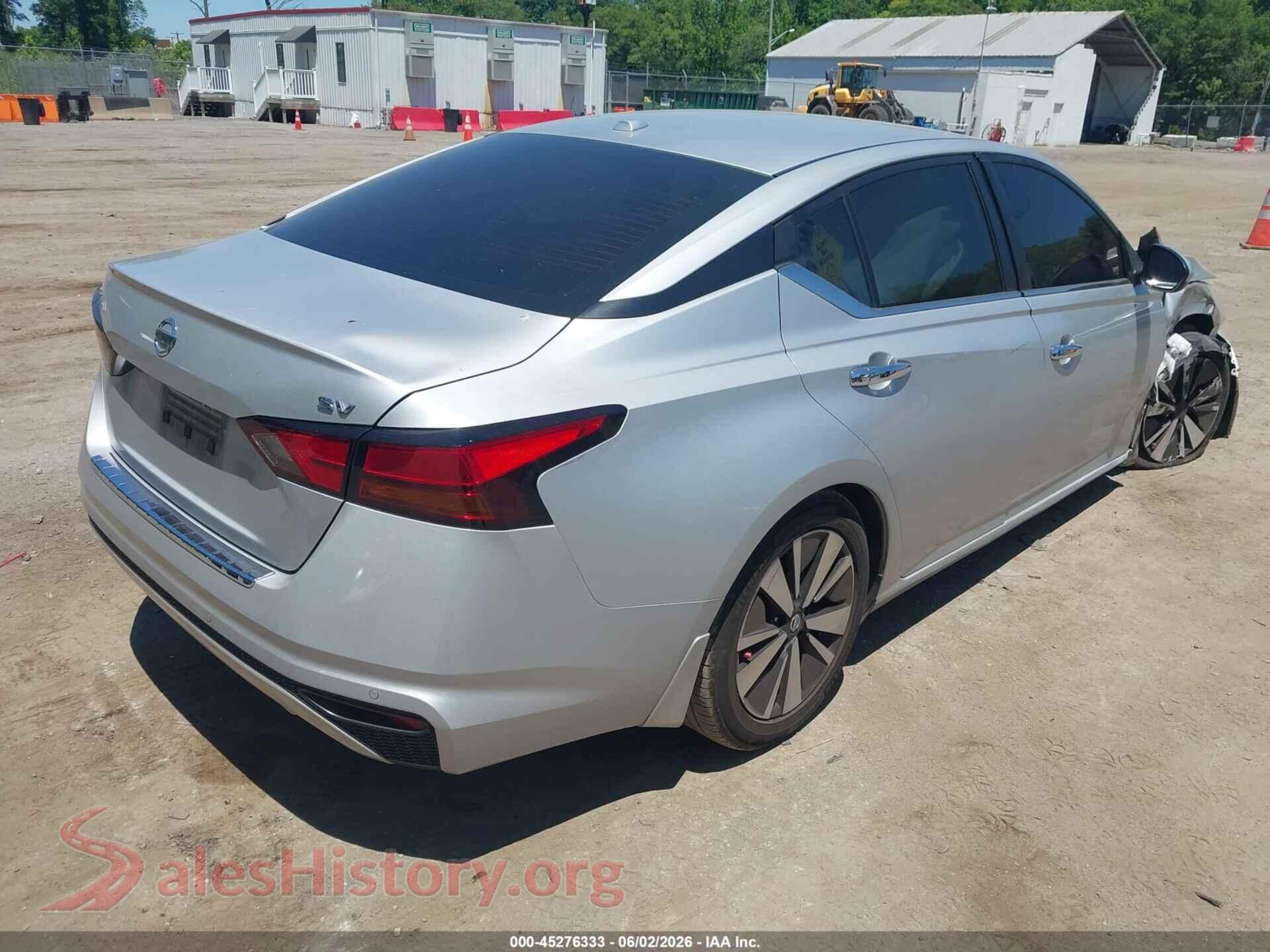 2022 NISSAN ALTIMA VIN 1N4BL4DV8NN355009, rear driver side