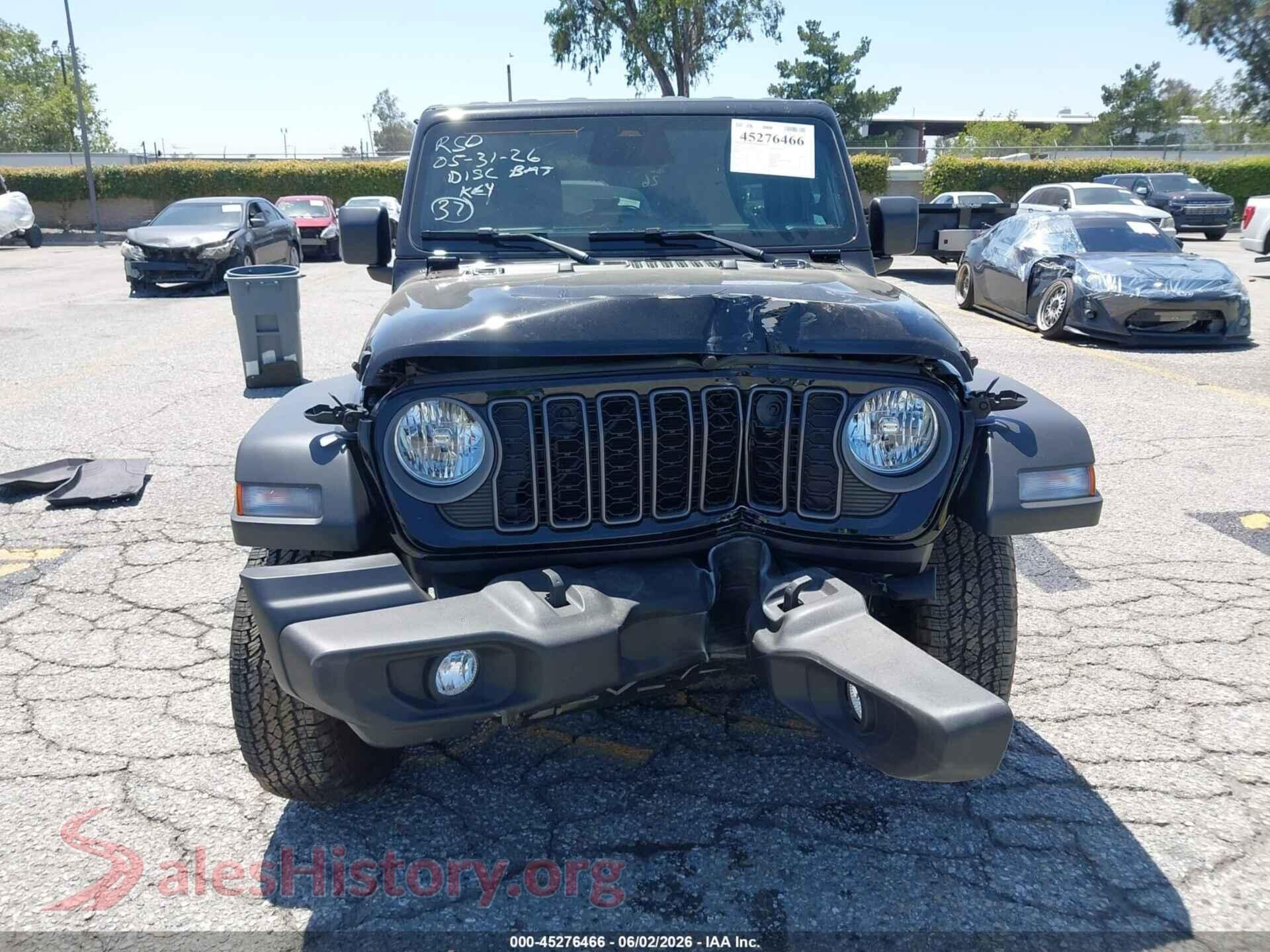 2026 JEEP WRANGLER VIN 1C4PJXDN1TW191410, auction photo 15