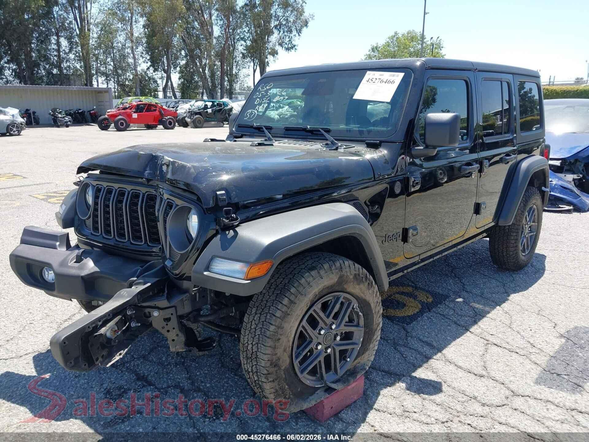 2026 JEEP WRANGLER VIN 1C4PJXDN1TW191410, front view