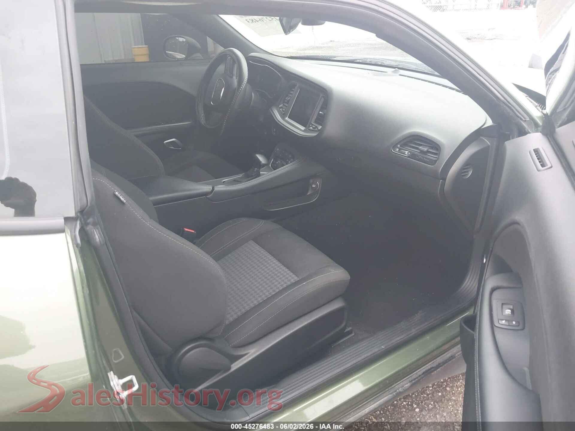 2023 DODGE CHALLENGER VIN 2C3CDZAG8PH696165, rear view
