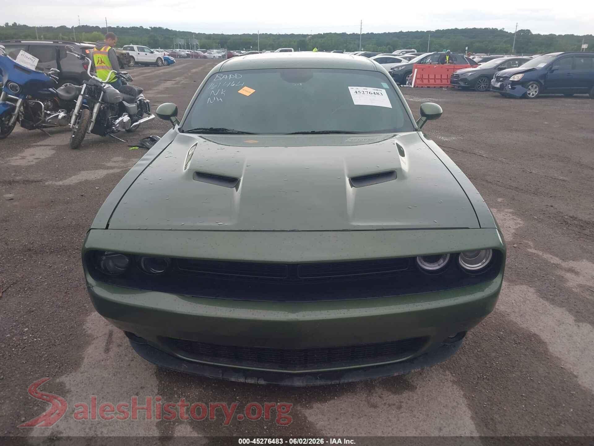 2023 DODGE CHALLENGER VIN 2C3CDZAG8PH696165, damage close-up