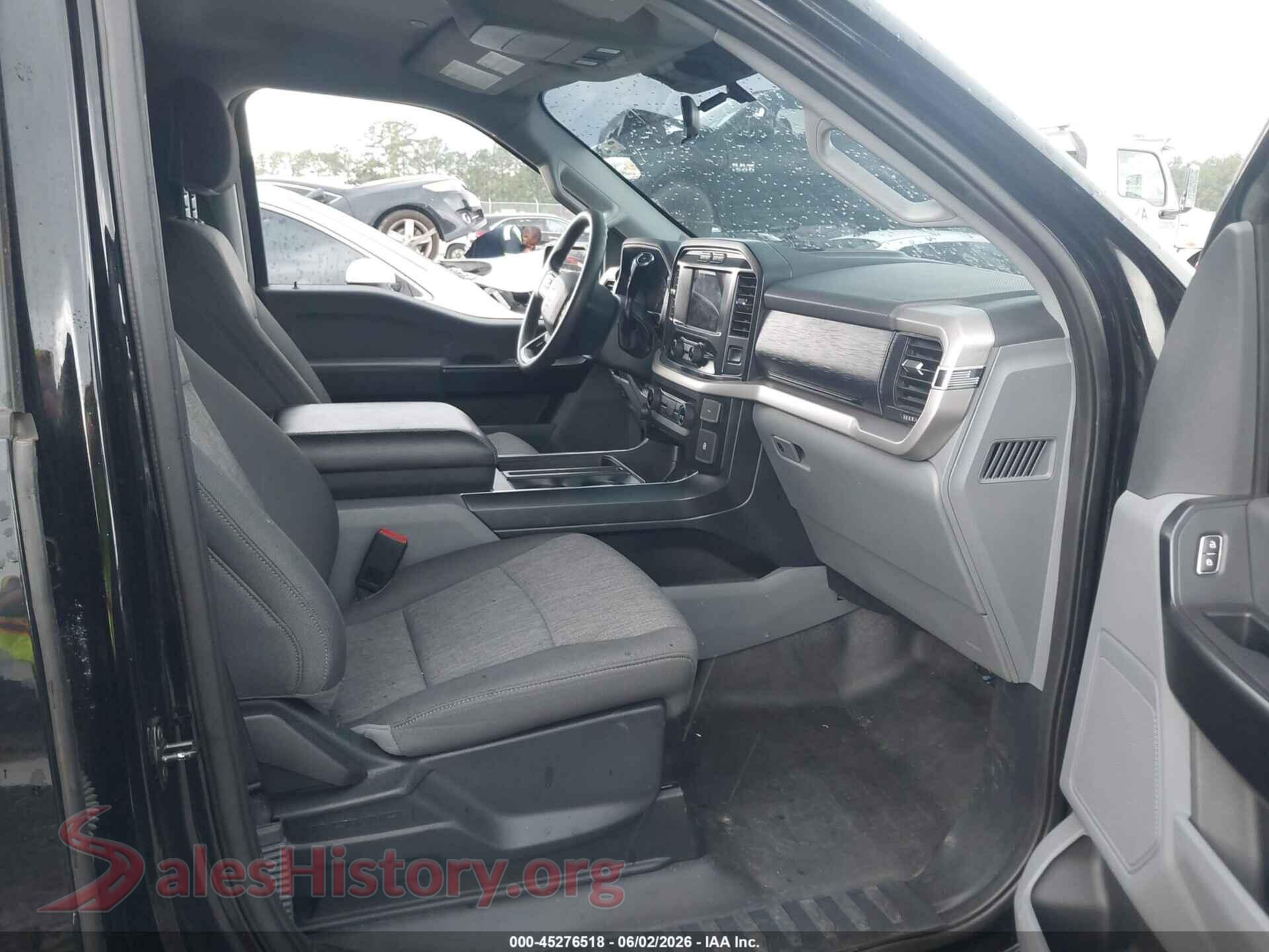 2021 FORD F-150 VIN 1FTEW1EB3MFA39009, rear view