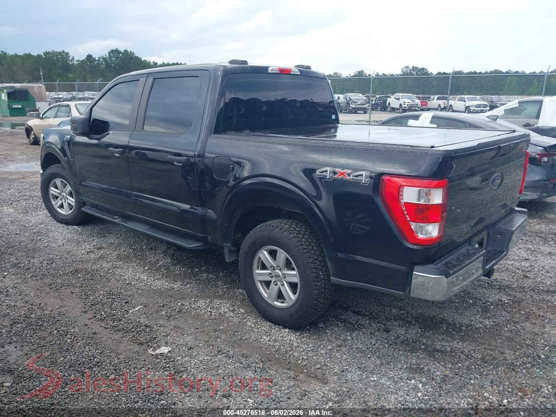 2021 FORD F-150 VIN 1FTEW1EB3MFA39009, driver side view