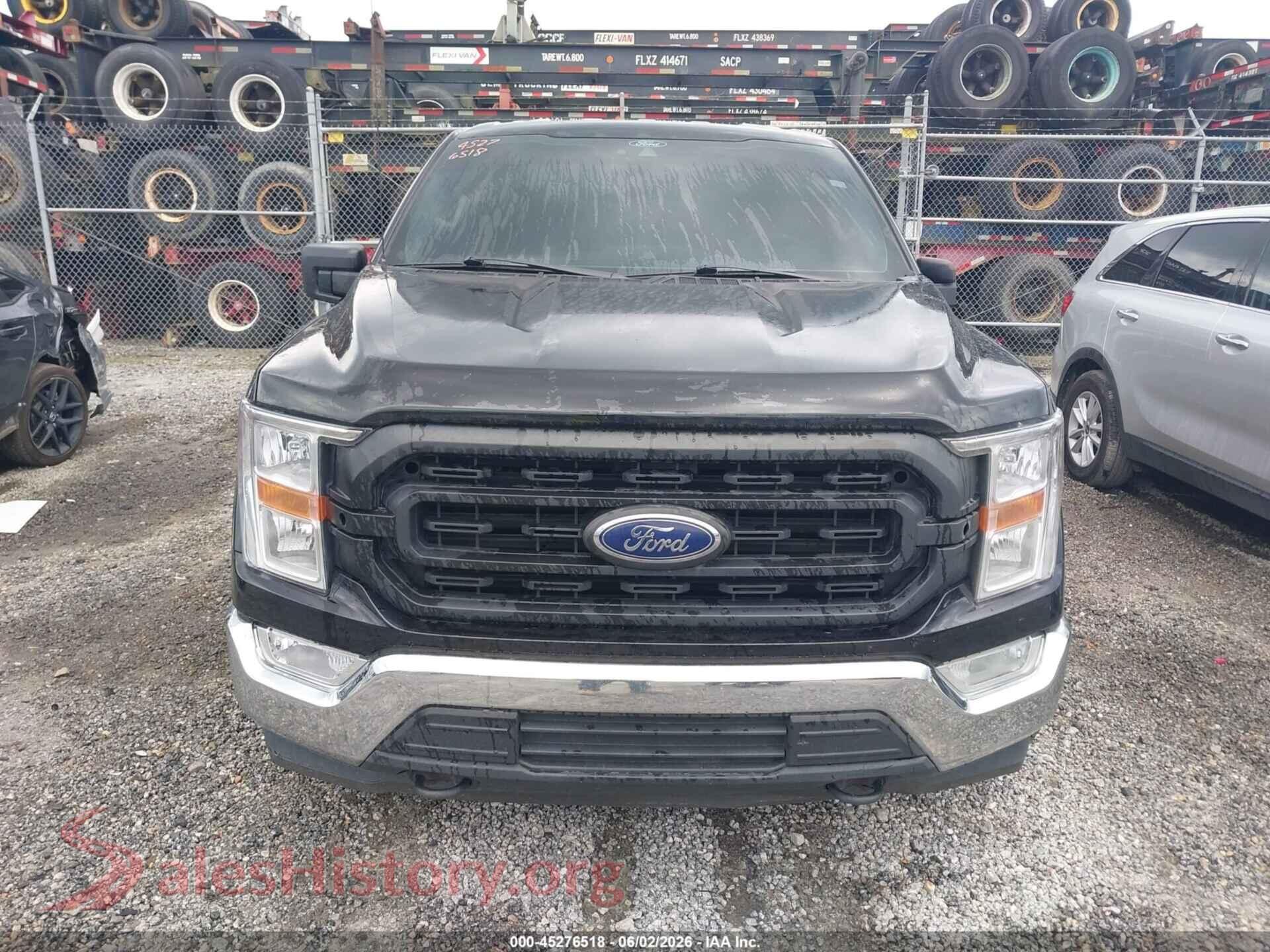 2021 FORD F-150 VIN 1FTEW1EB3MFA39009, damage close-up