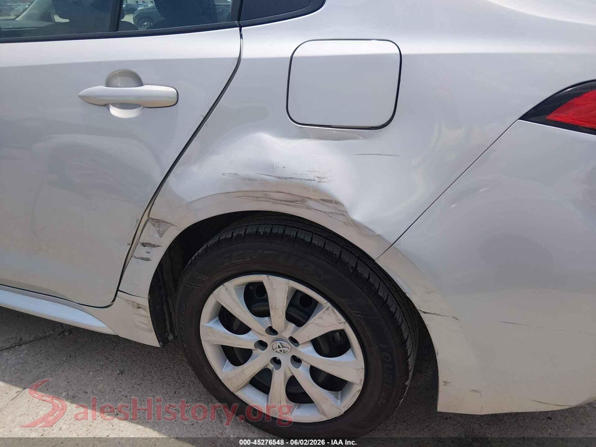 2024 TOYOTA COROLLA VIN 5YFB4MDE2RP102543, rear passenger side
