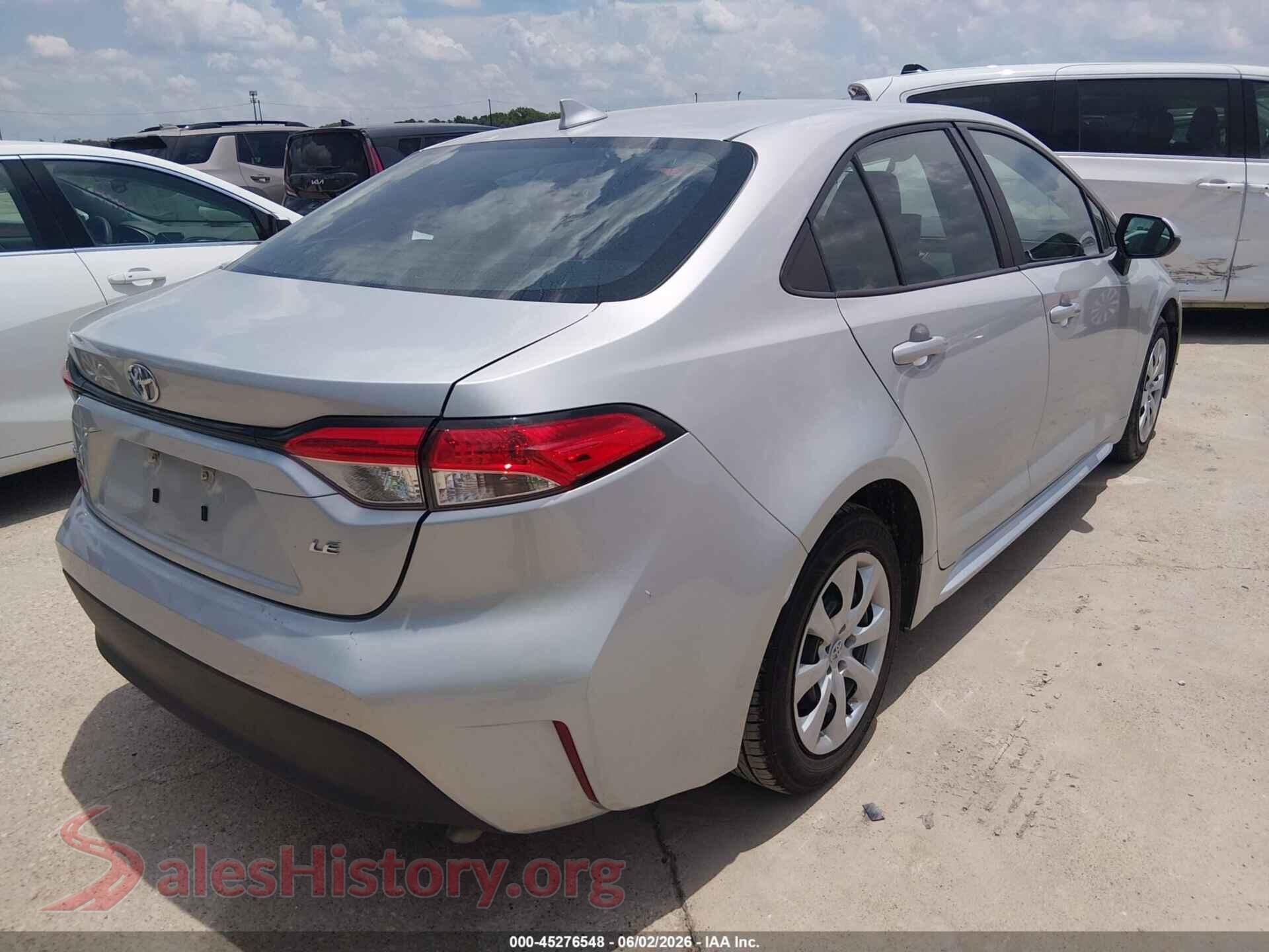 2024 TOYOTA COROLLA VIN 5YFB4MDE2RP102543, rear driver side