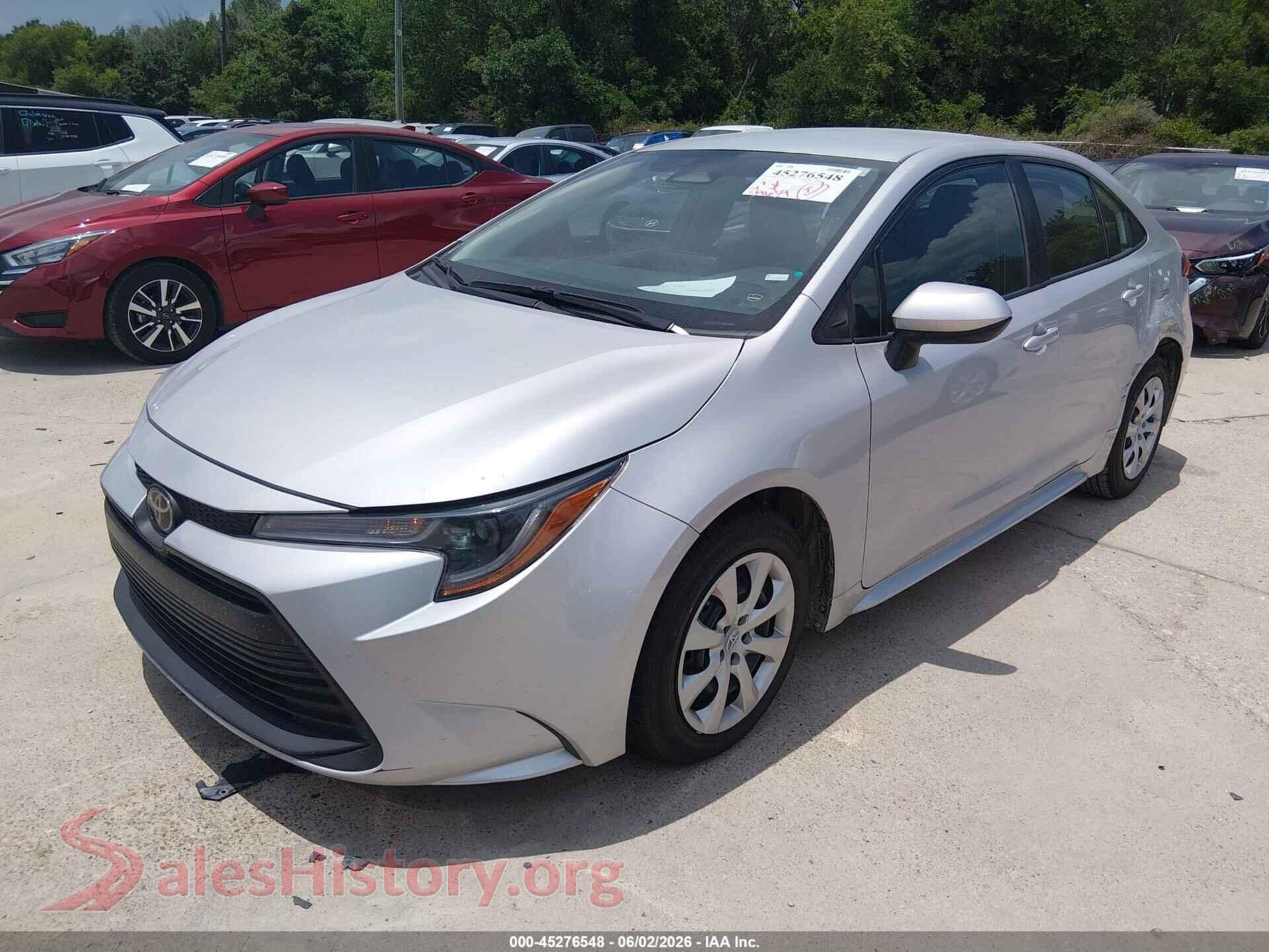 2024 TOYOTA COROLLA VIN 5YFB4MDE2RP102543, front view