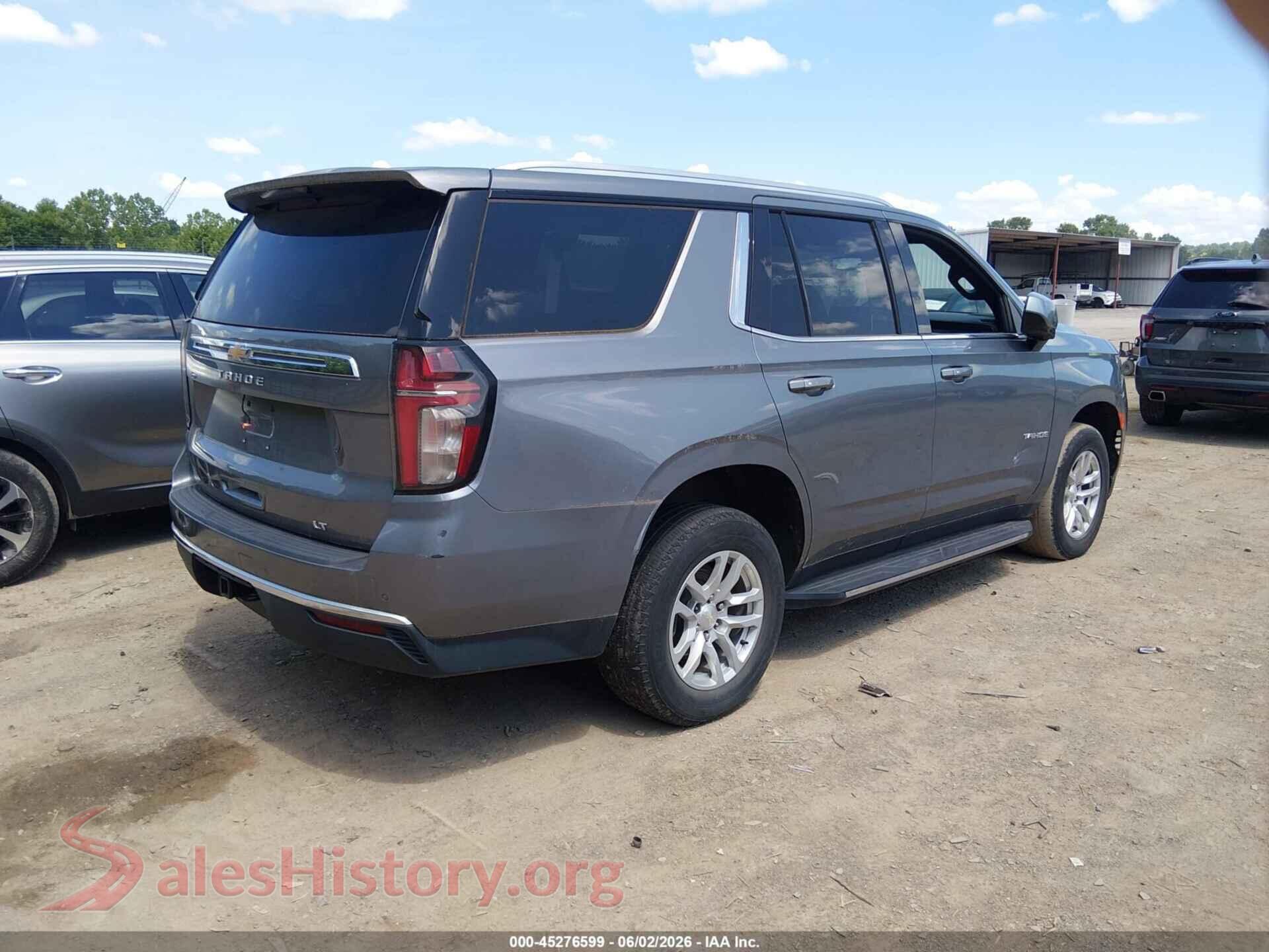 2021 CHEVROLET TAHOE VIN 1GNSCNKD3MR250256, rear driver side