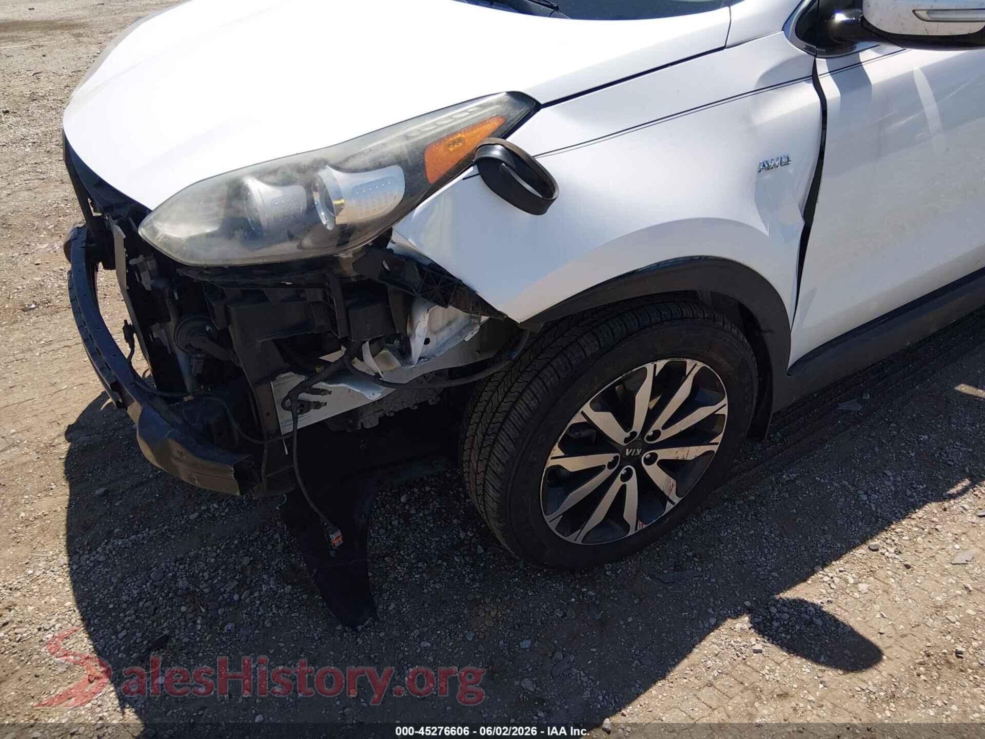 2017 KIA SPORTAGE VIN KNDPNCAC2H7078678, auction photo 18