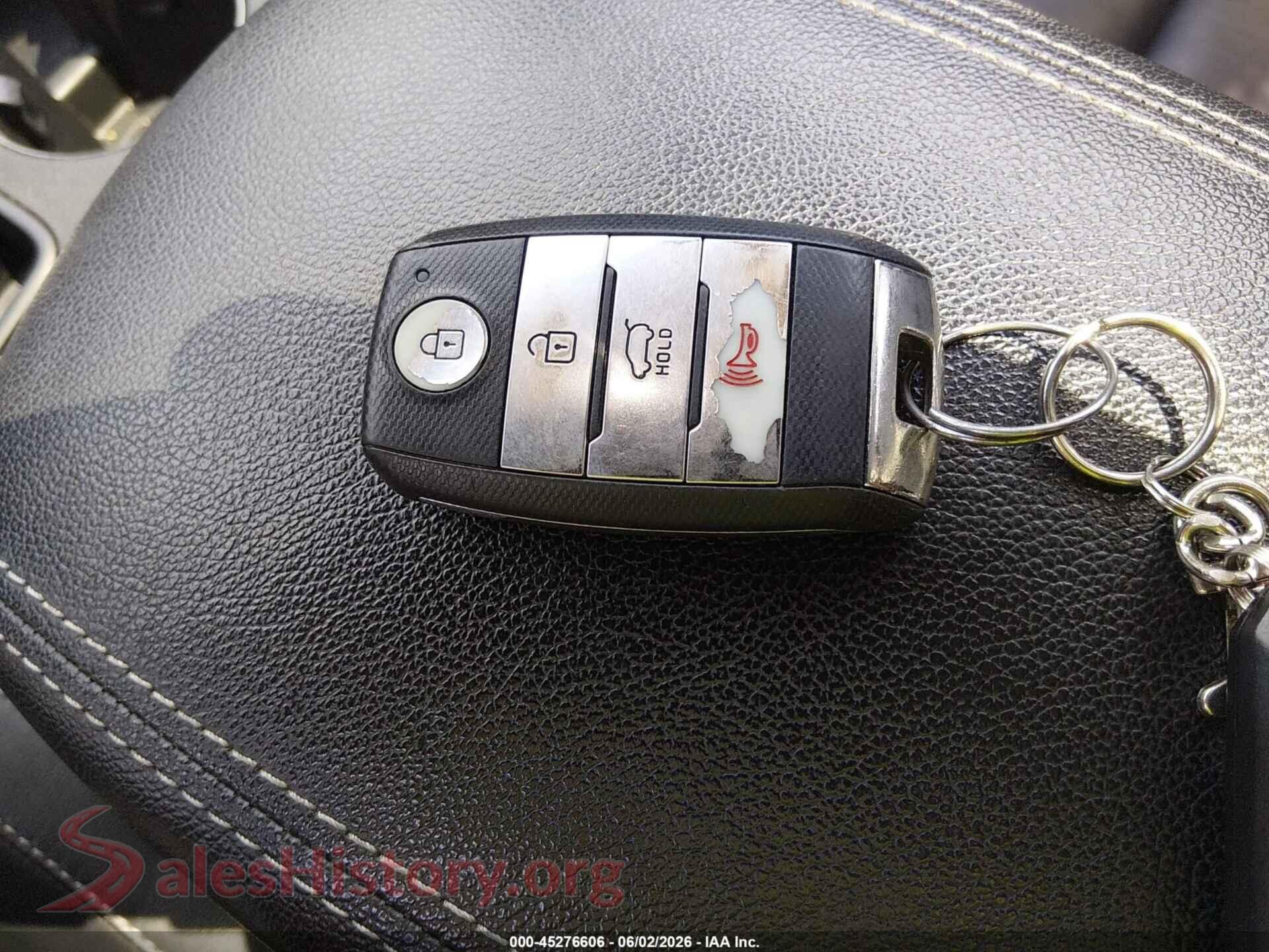 2017 KIA SPORTAGE VIN KNDPNCAC2H7078678, odometer mileage