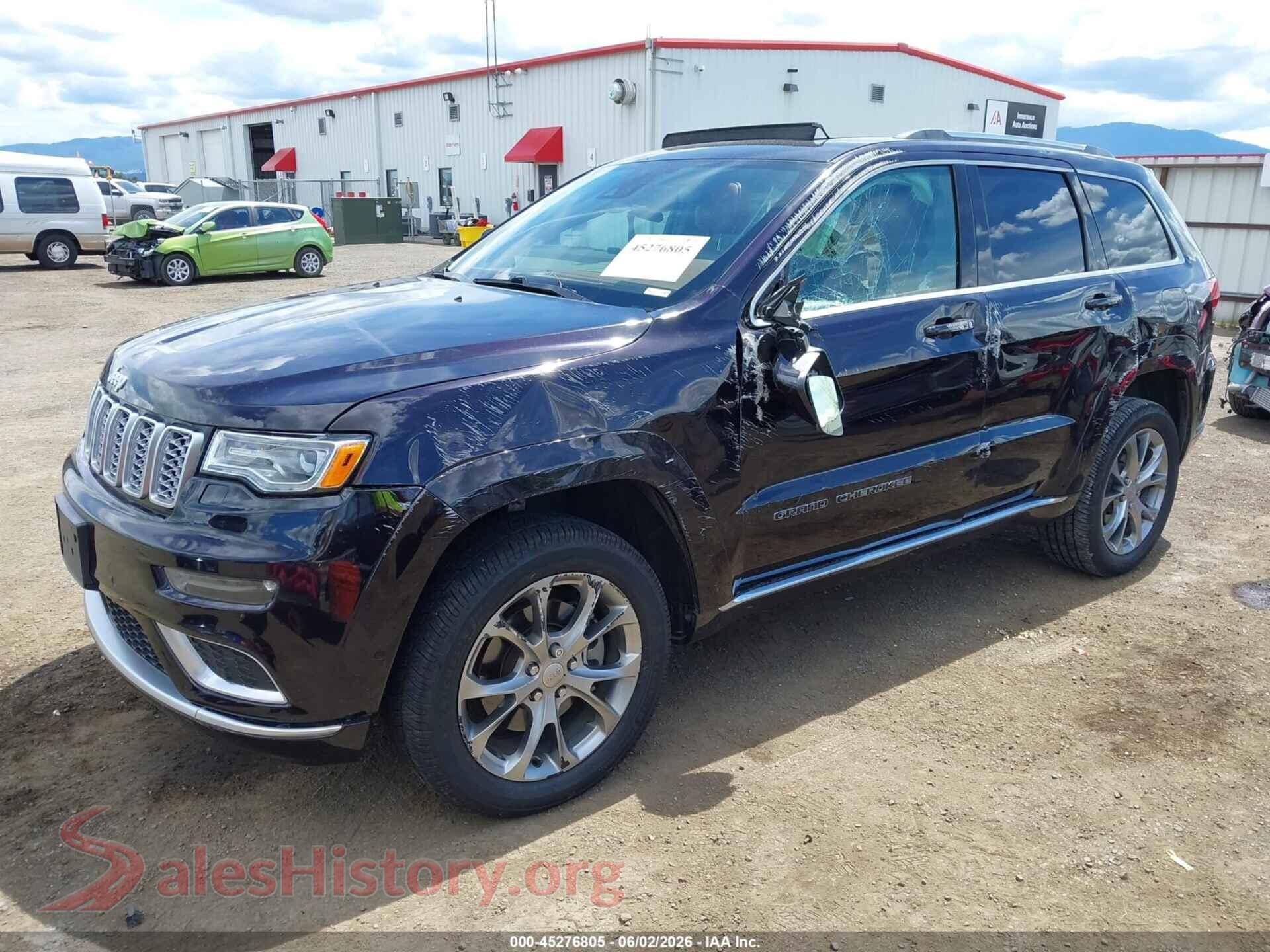 2020 JEEP GRAND CHEROKEE VIN 1C4RJFJT1LC231413, front view