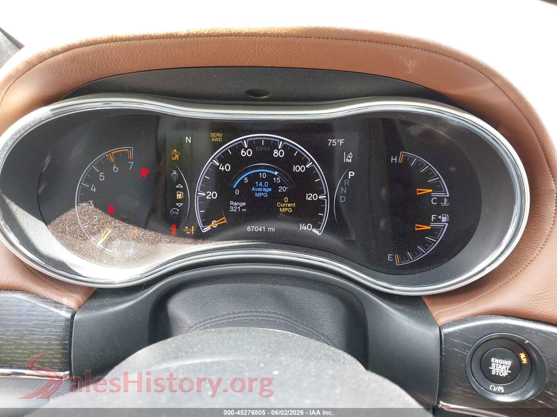 2020 JEEP GRAND CHEROKEE VIN 1C4RJFJT1LC231413, passenger side view