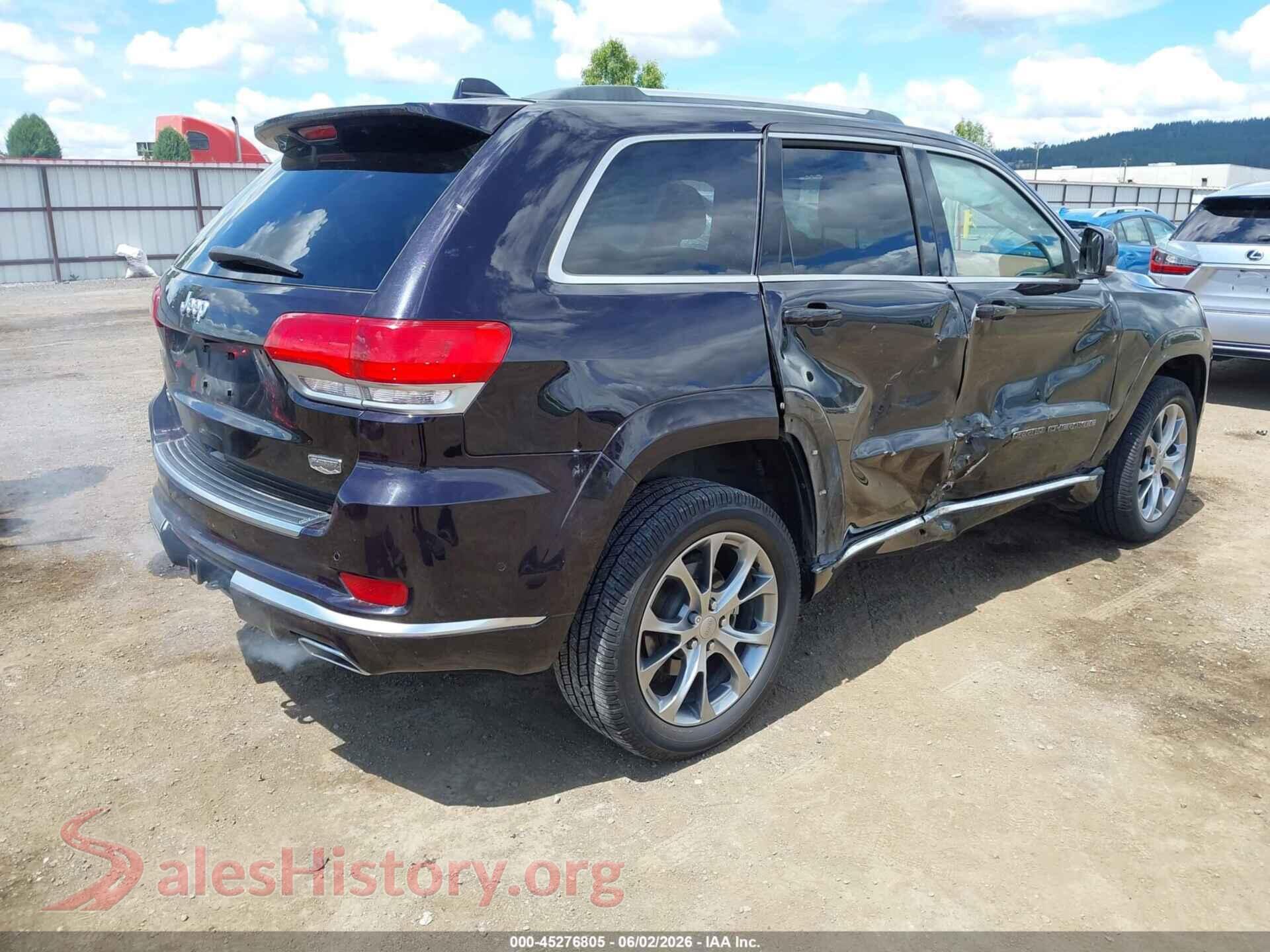 2020 JEEP GRAND CHEROKEE VIN 1C4RJFJT1LC231413, rear driver side