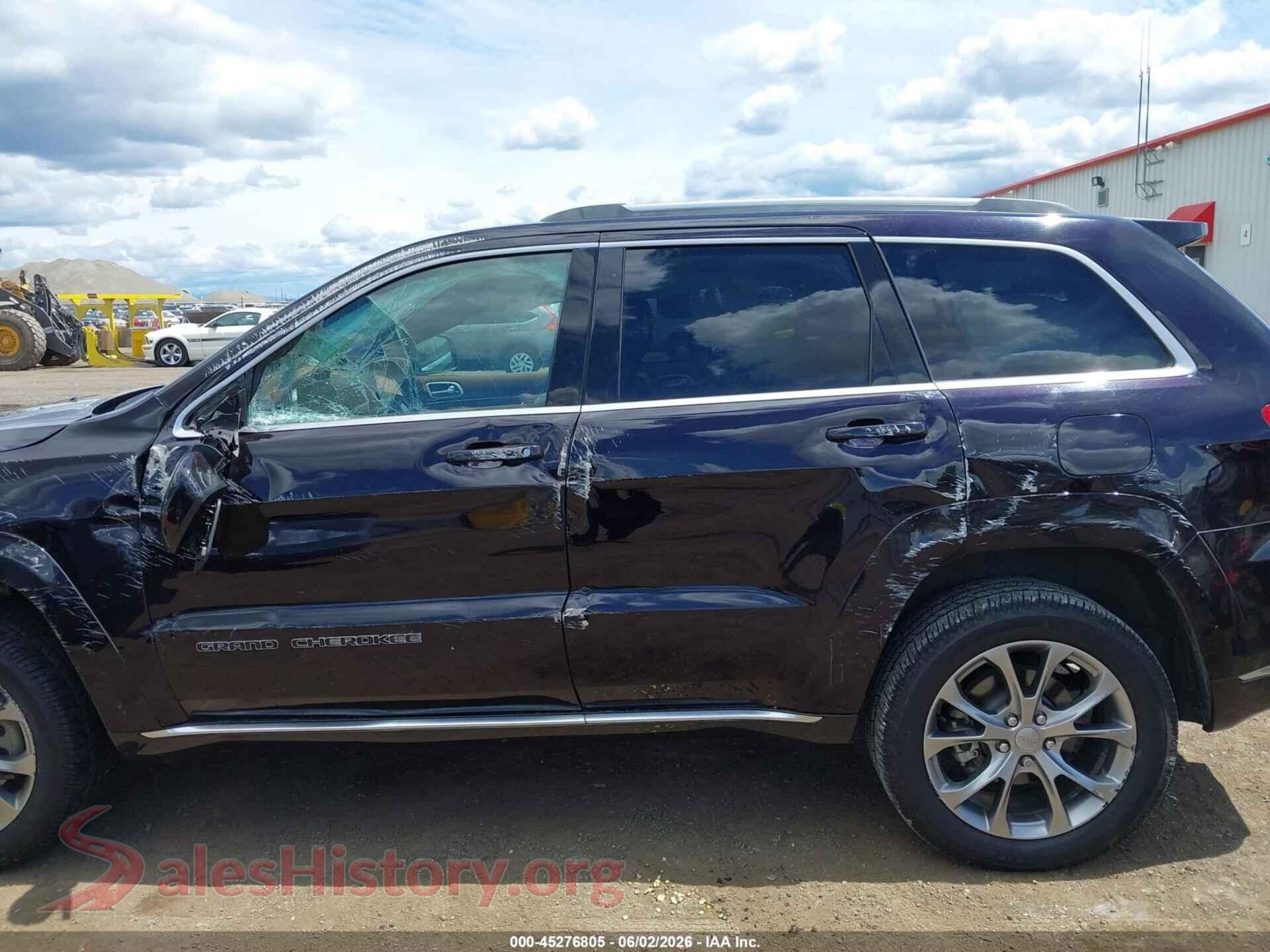 2020 JEEP GRAND CHEROKEE VIN 1C4RJFJT1LC231413, rear passenger side