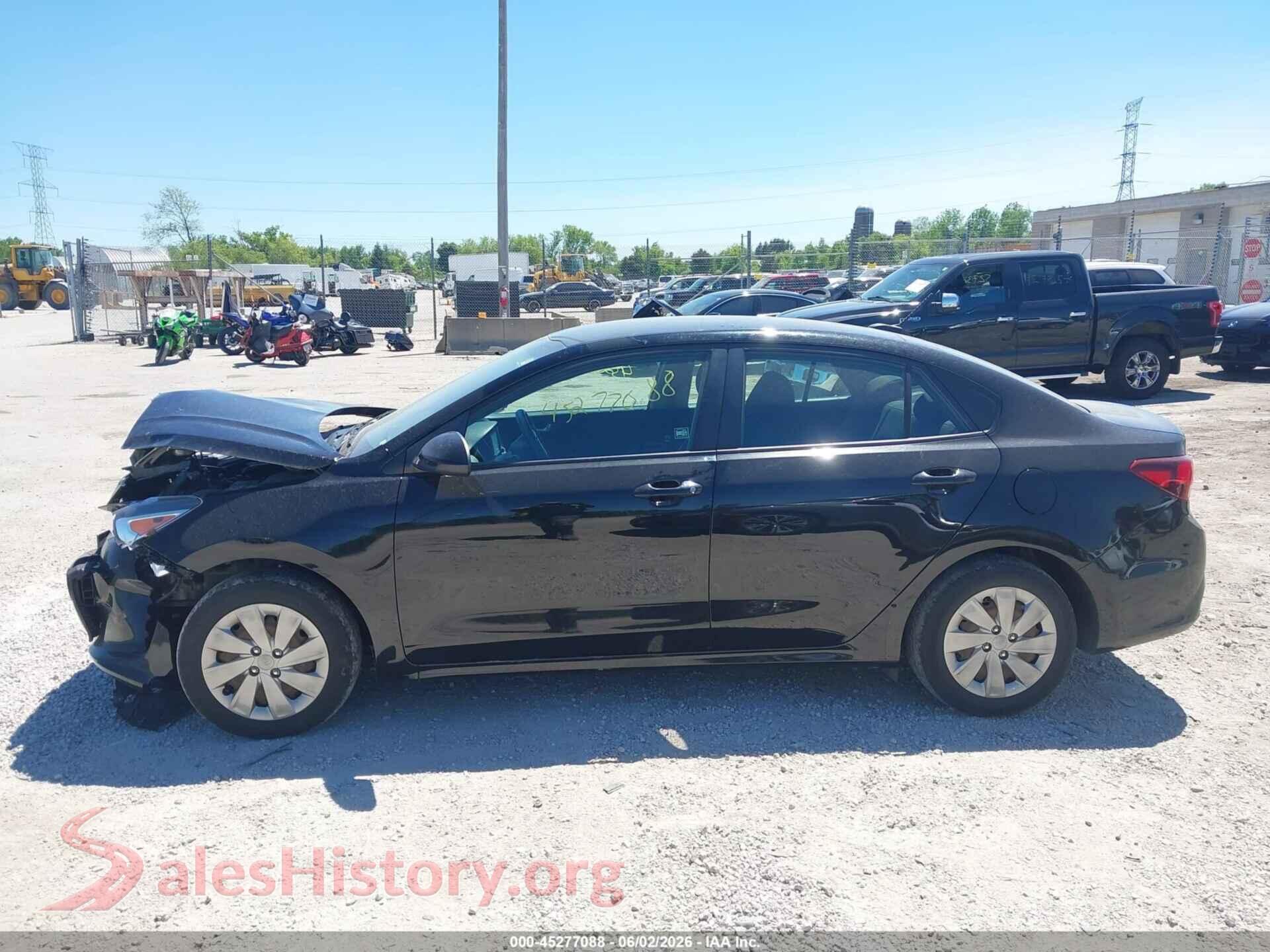 2019 KIA RIO VIN 3KPA24AB1KE205150, auction photo 14