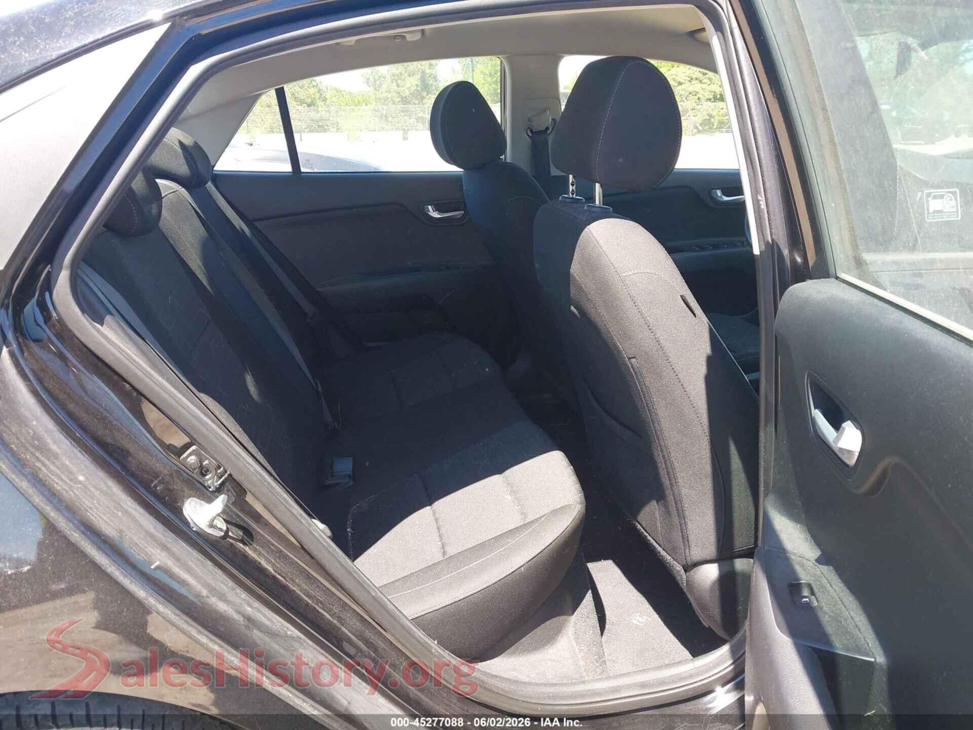 2019 KIA RIO VIN 3KPA24AB1KE205150, front passenger side