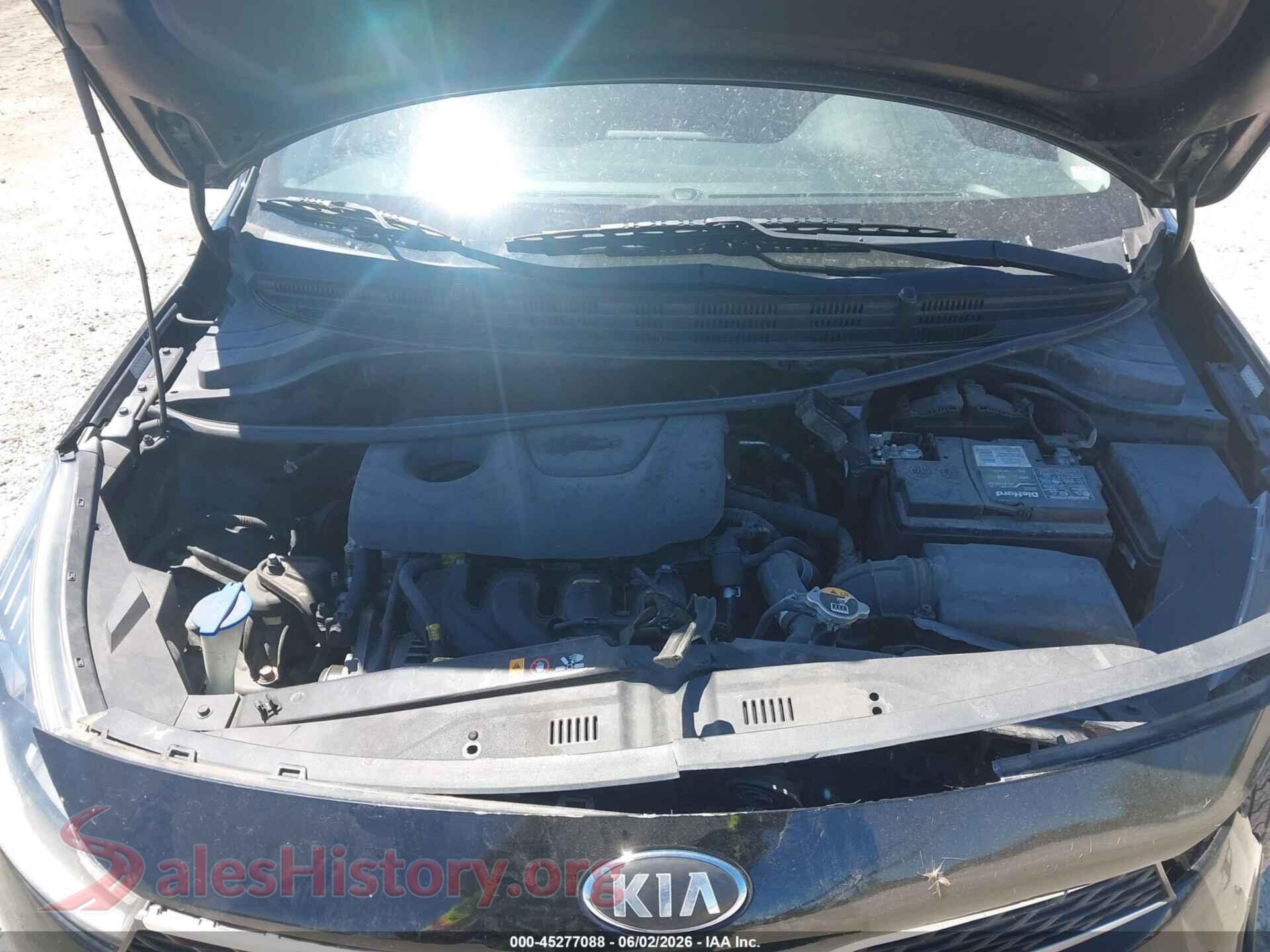 2019 KIA RIO VIN 3KPA24AB1KE205150, interior dashboard