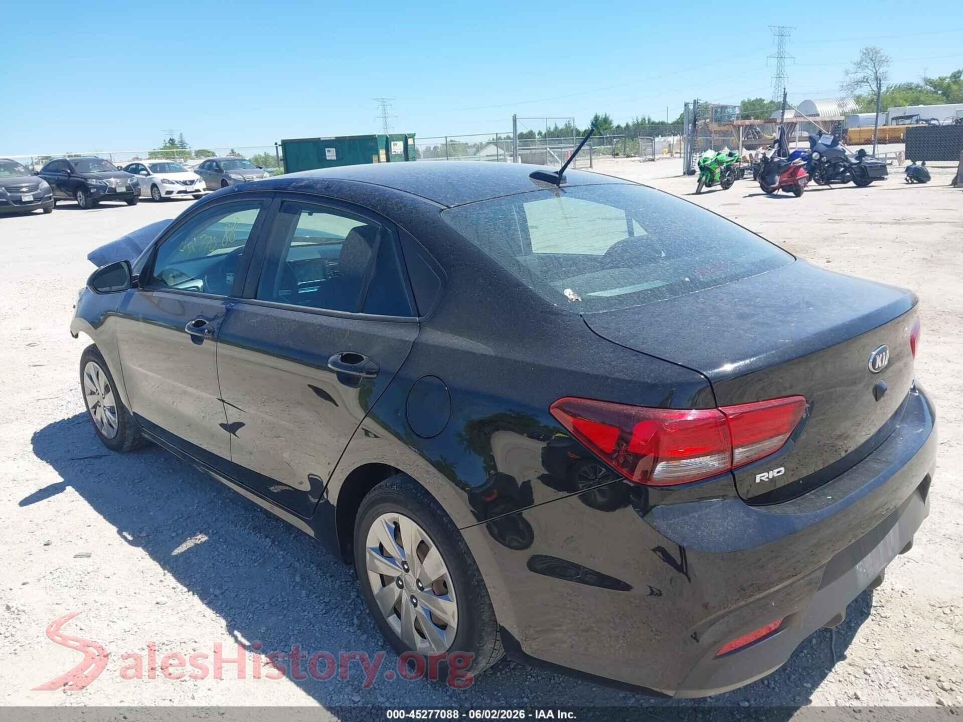 2019 KIA RIO VIN 3KPA24AB1KE205150, driver side view