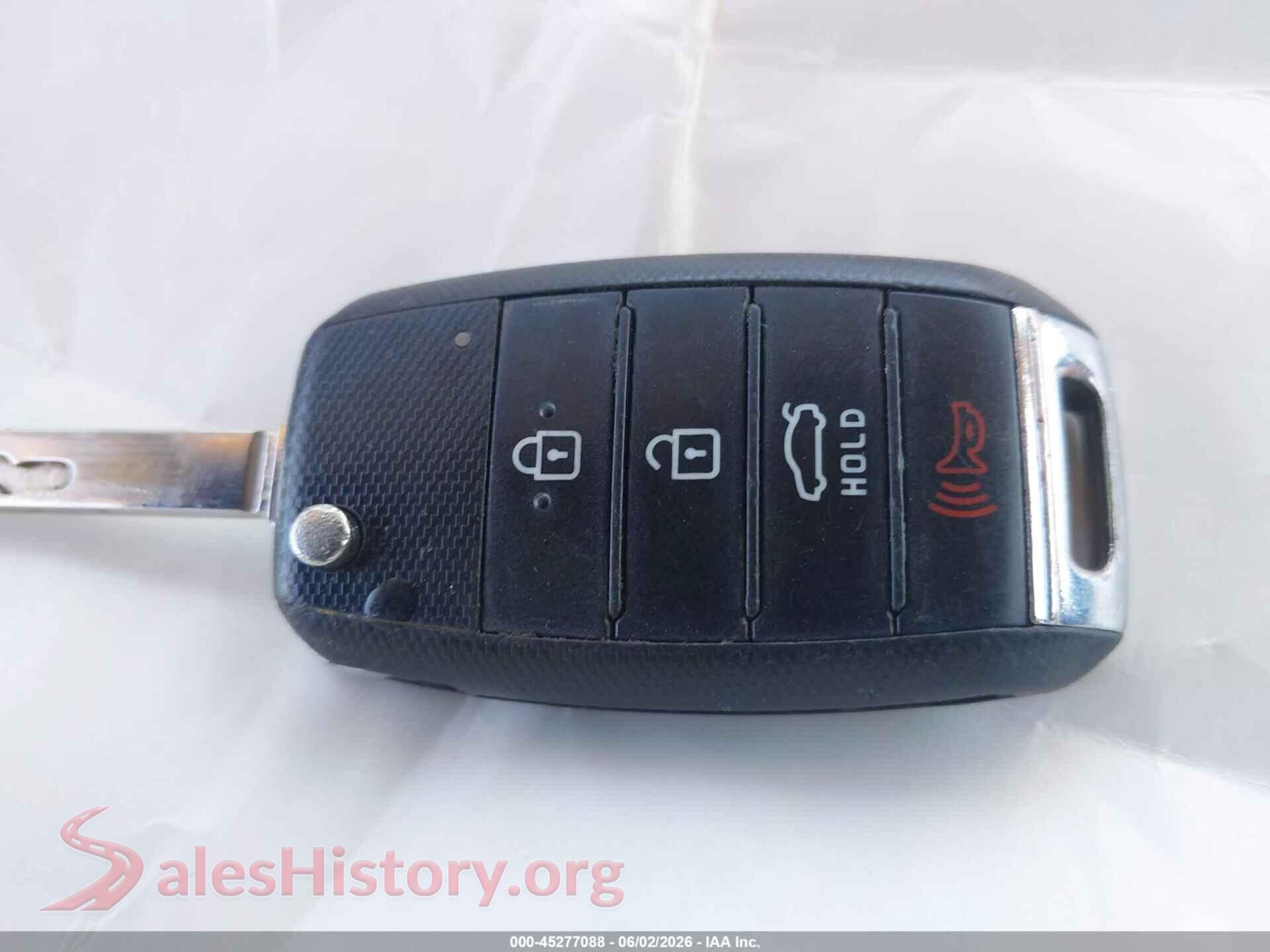 2019 KIA RIO VIN 3KPA24AB1KE205150, odometer mileage