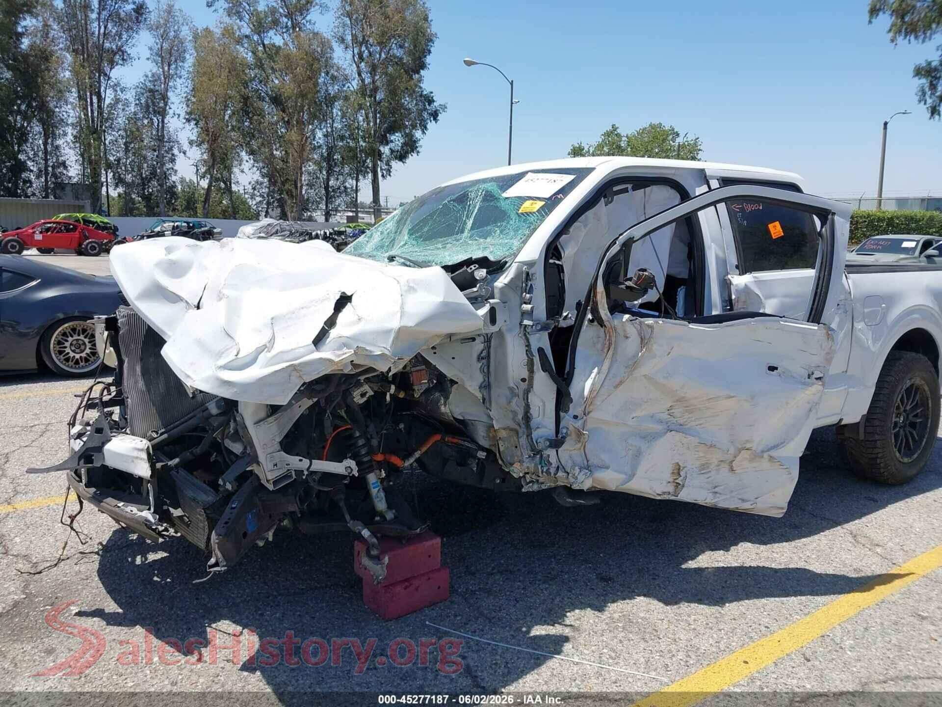 2021 FORD F-150 VIN 1FTEW1CP2MFA52705, rear passenger side