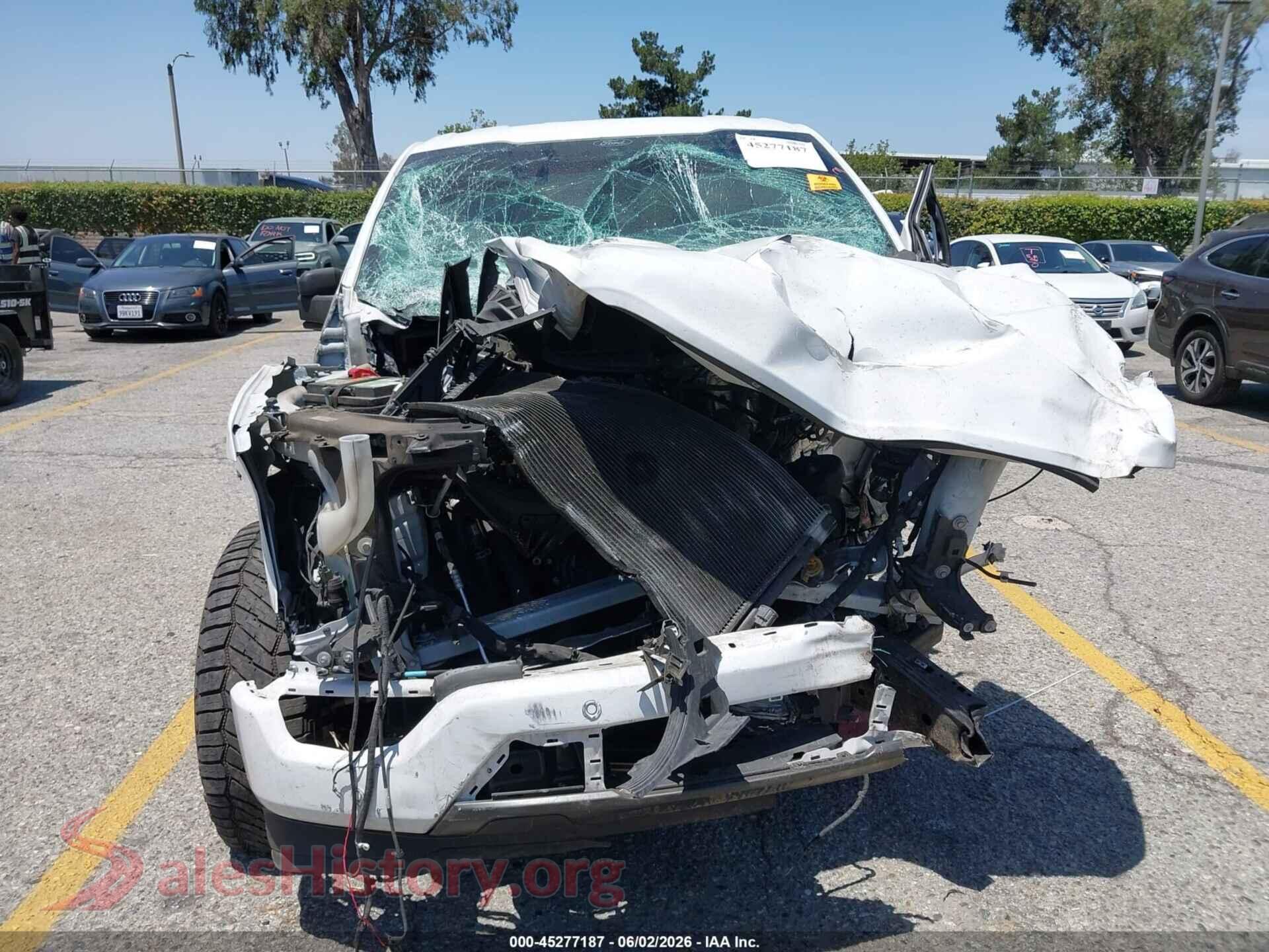 2021 FORD F-150 VIN 1FTEW1CP2MFA52705, odometer mileage