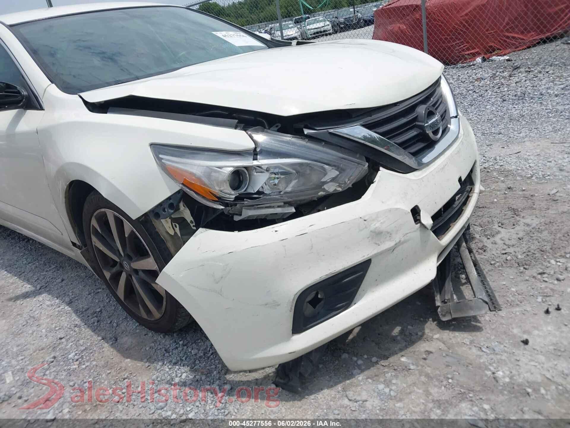 2017 NISSAN ALTIMA VIN 1N4AL3AP6HC165656, rear passenger side