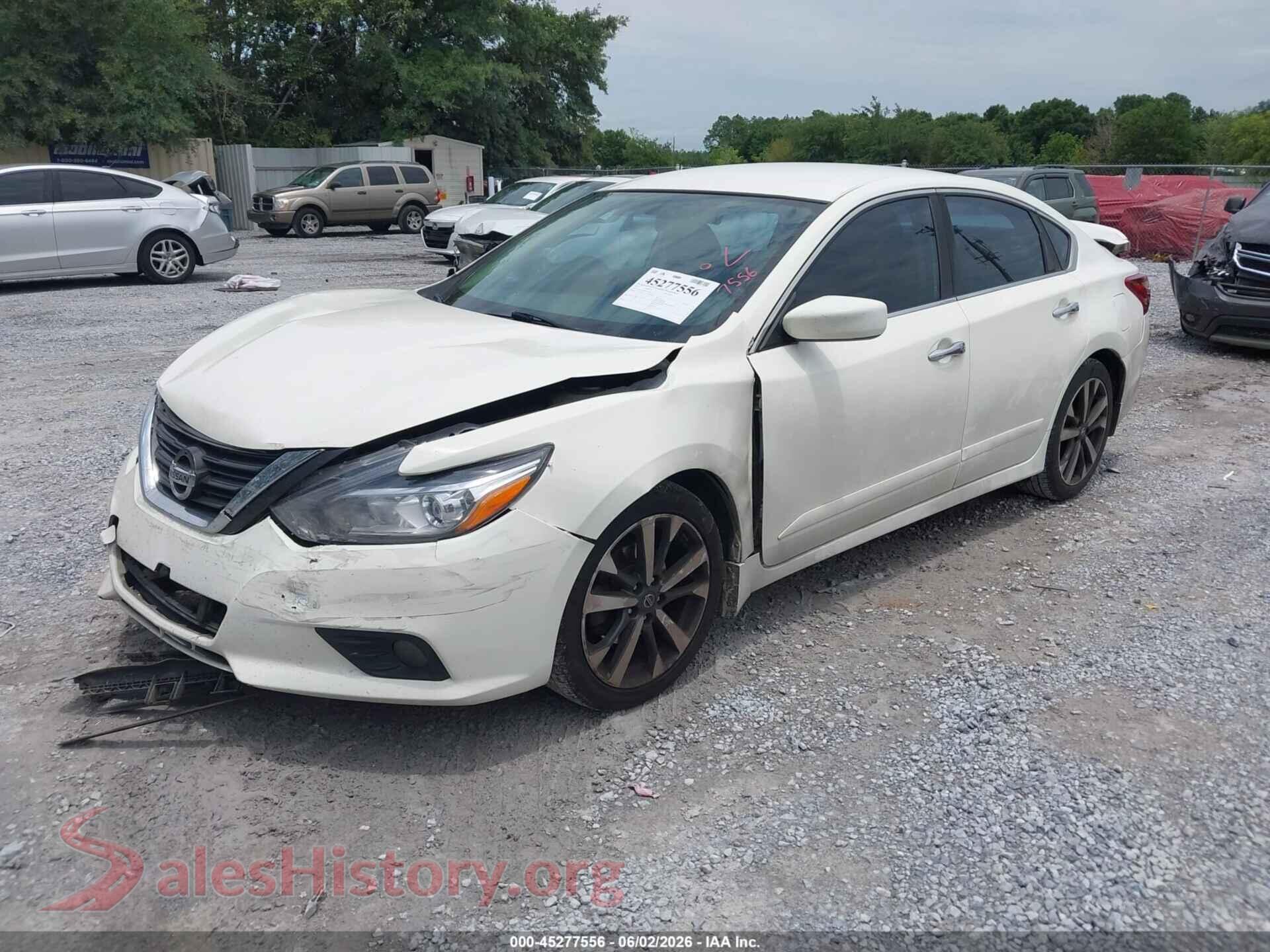 2017 NISSAN ALTIMA VIN 1N4AL3AP6HC165656, front view
