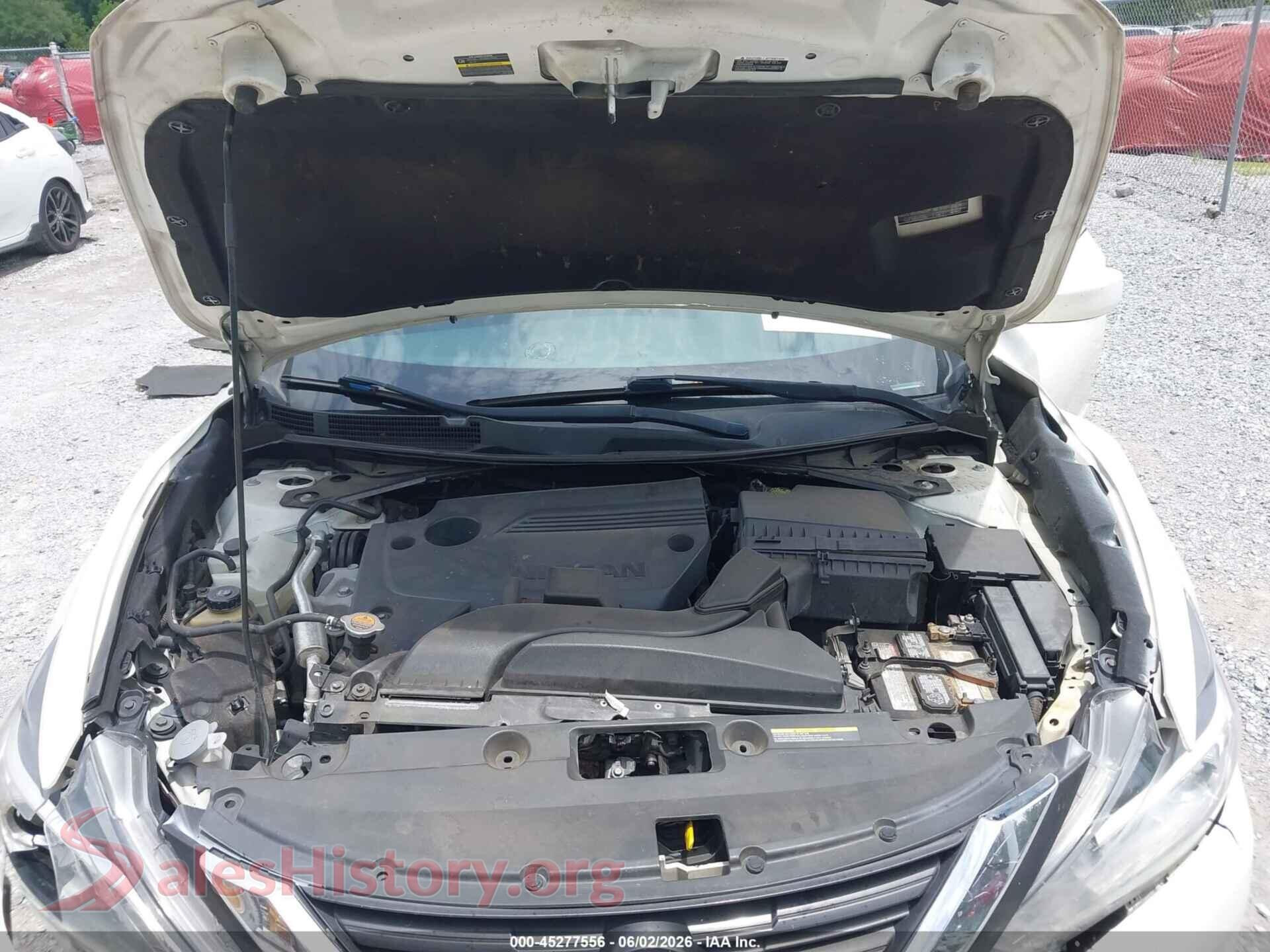 2017 NISSAN ALTIMA VIN 1N4AL3AP6HC165656, interior dashboard