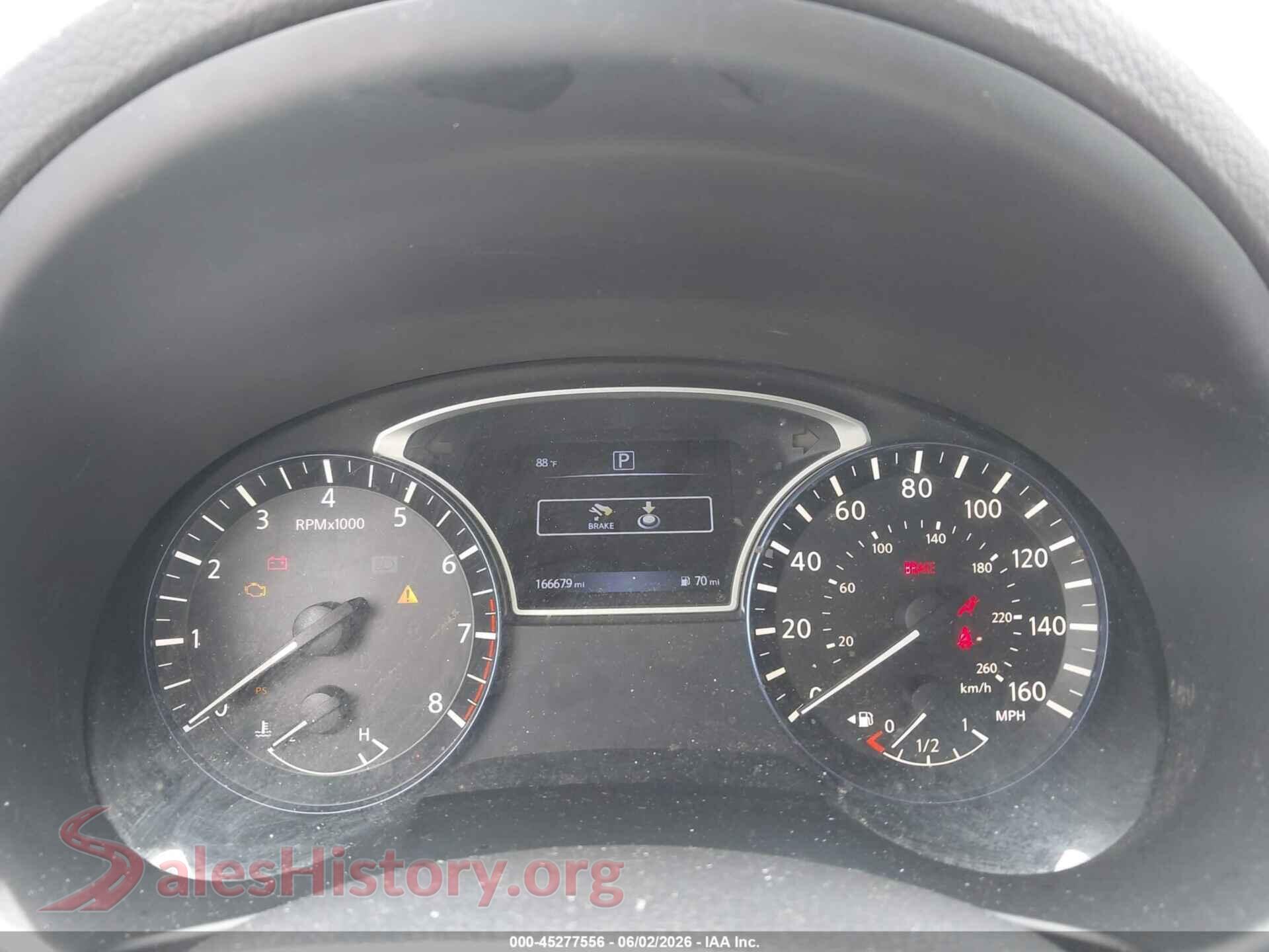 2017 NISSAN ALTIMA VIN 1N4AL3AP6HC165656, passenger side view