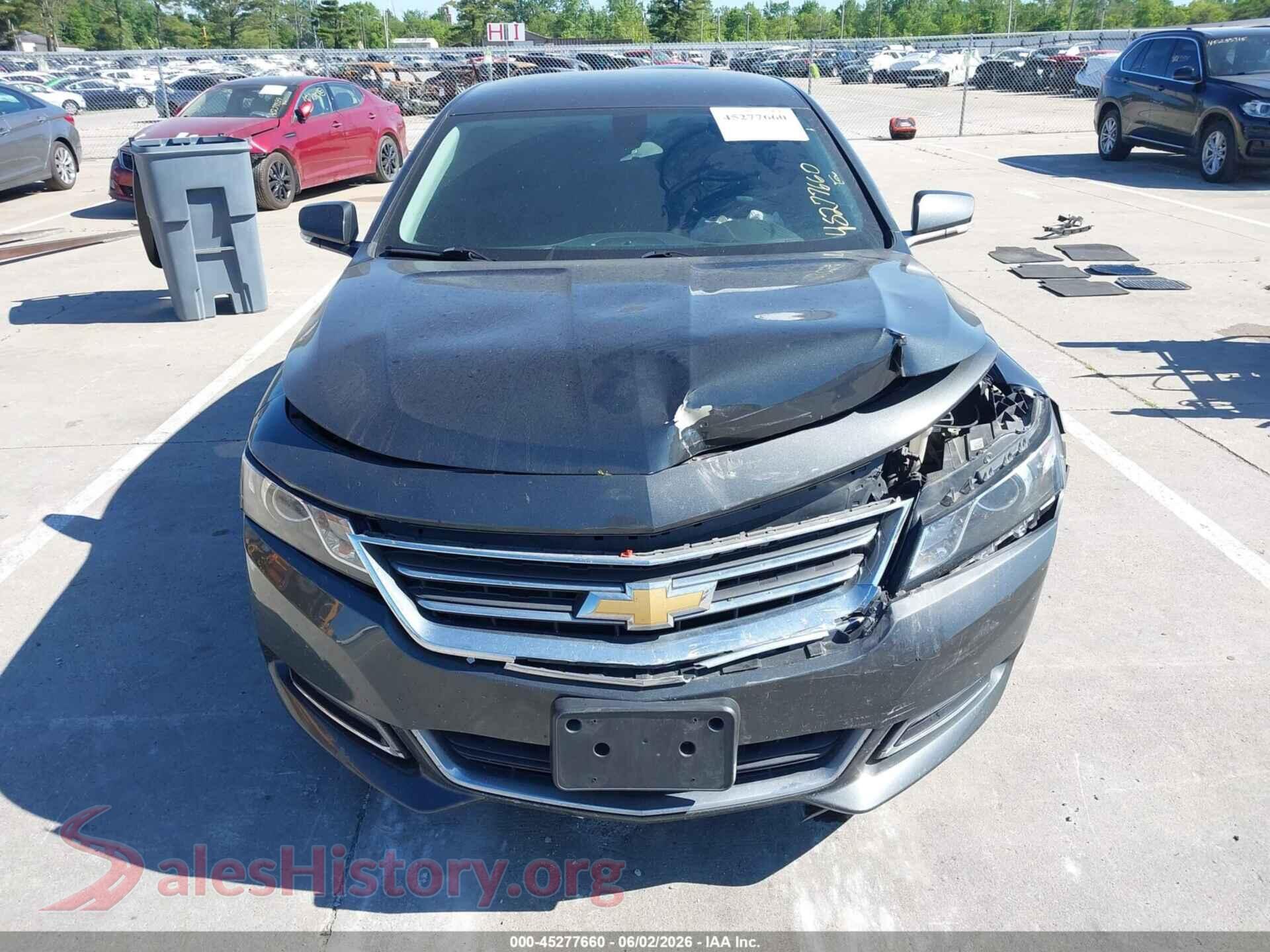 2019 CHEVROLET IMPALA VIN 2G11Z5SA4K9105588, damage close-up
