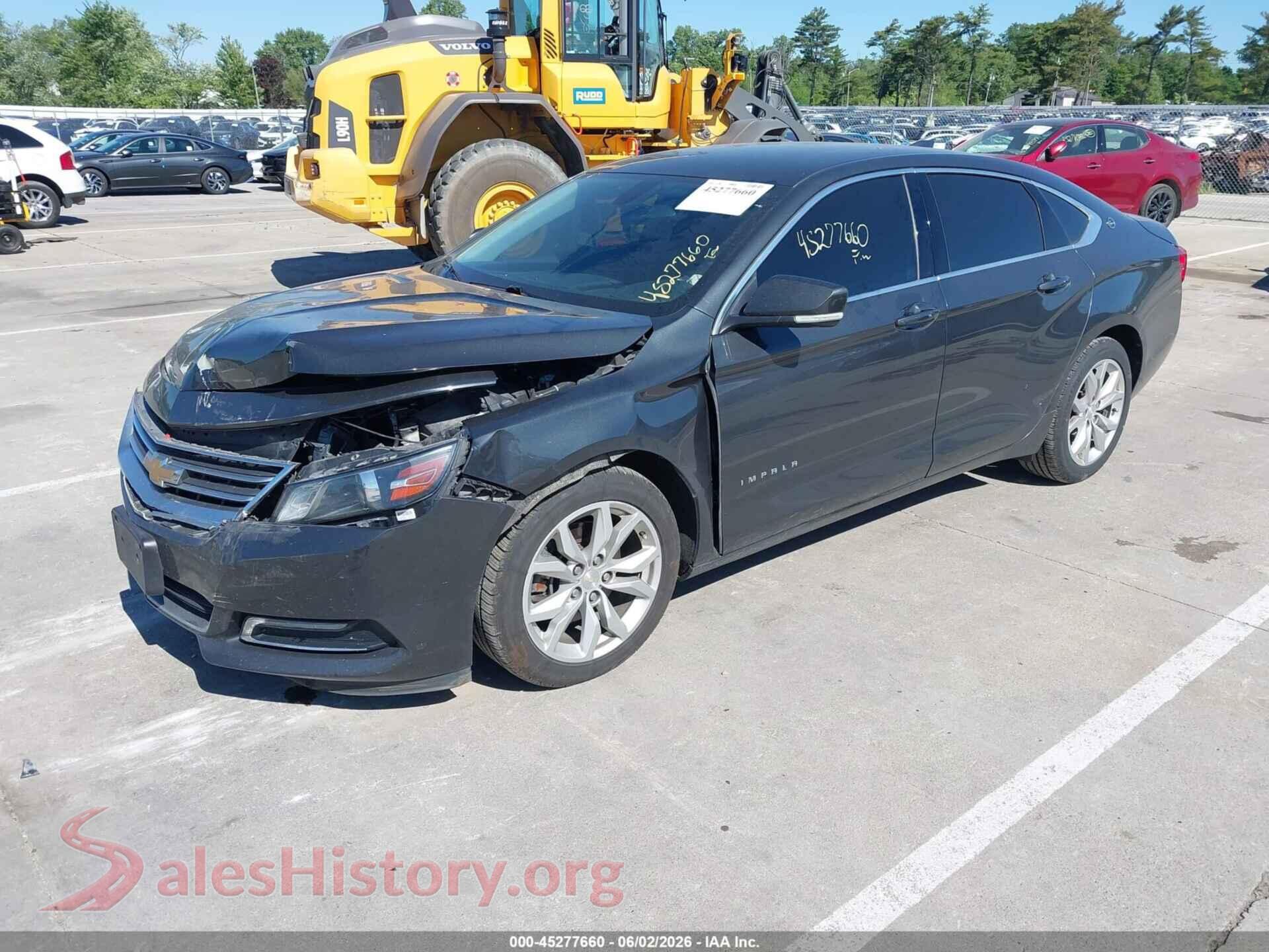 2019 CHEVROLET IMPALA VIN 2G11Z5SA4K9105588, front view