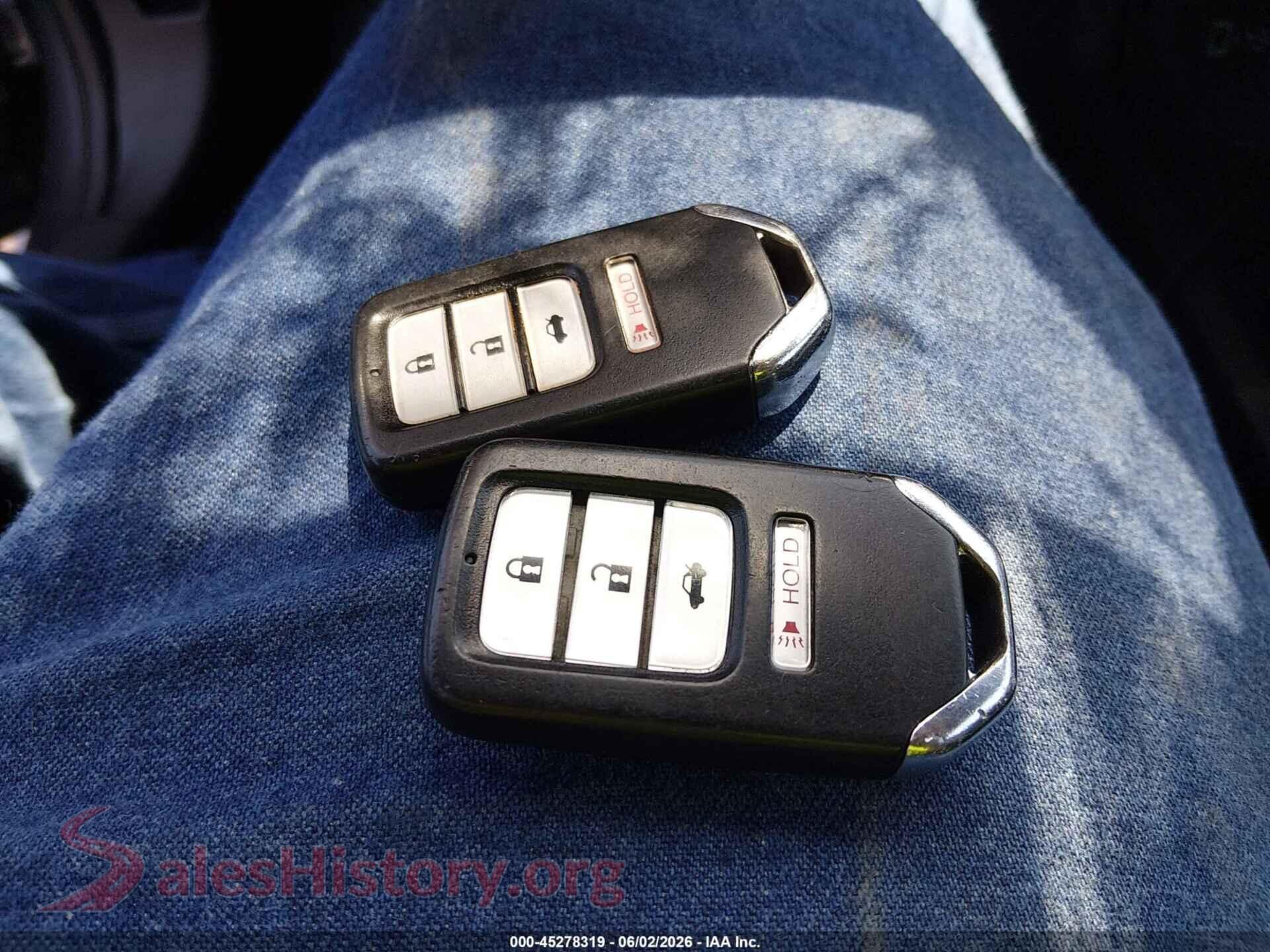 2019 HONDA CIVIC VIN 19XFC2E81KE005861, odometer mileage