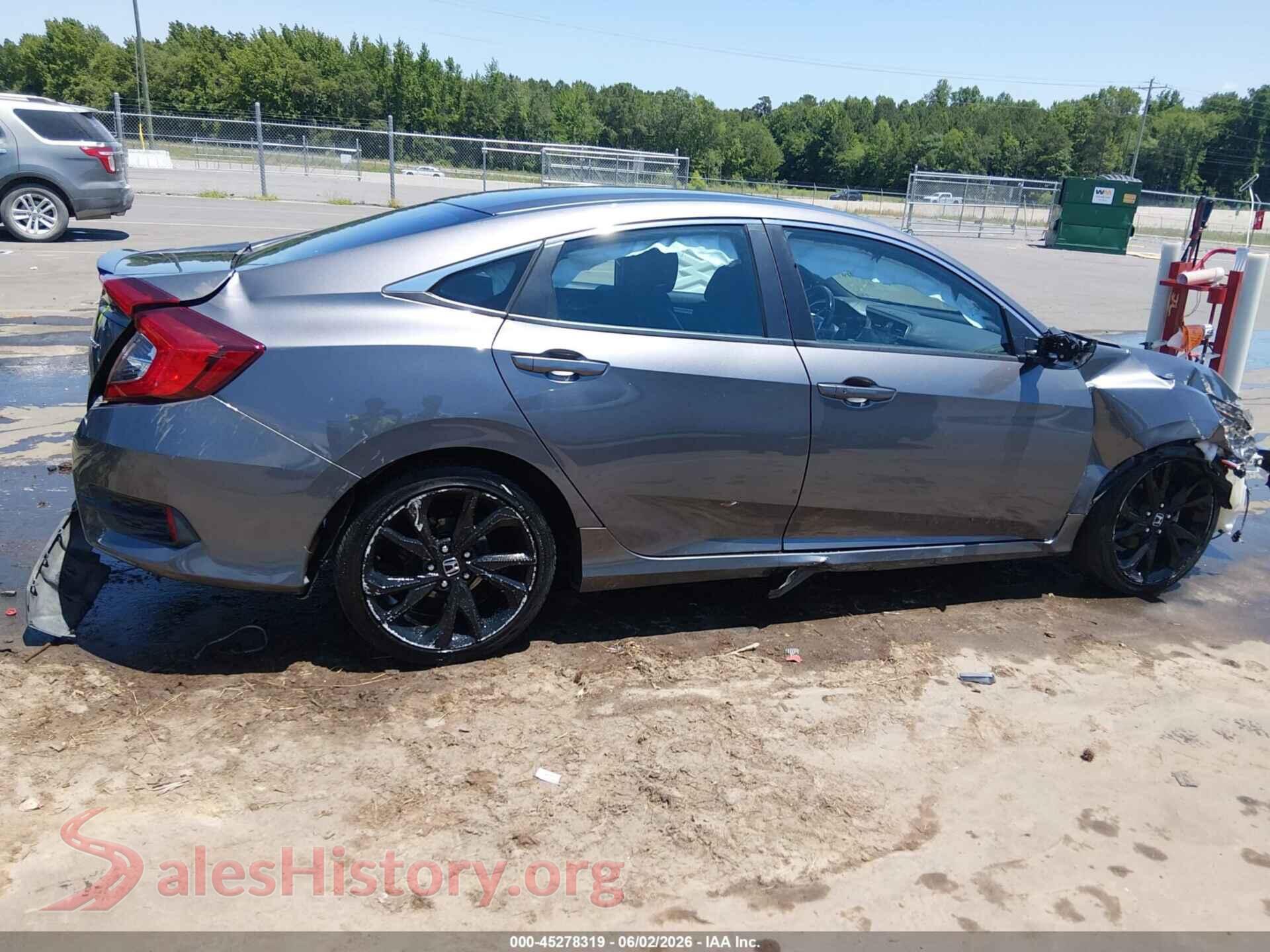 2019 HONDA CIVIC VIN 19XFC2E81KE005861, auction photo 13
