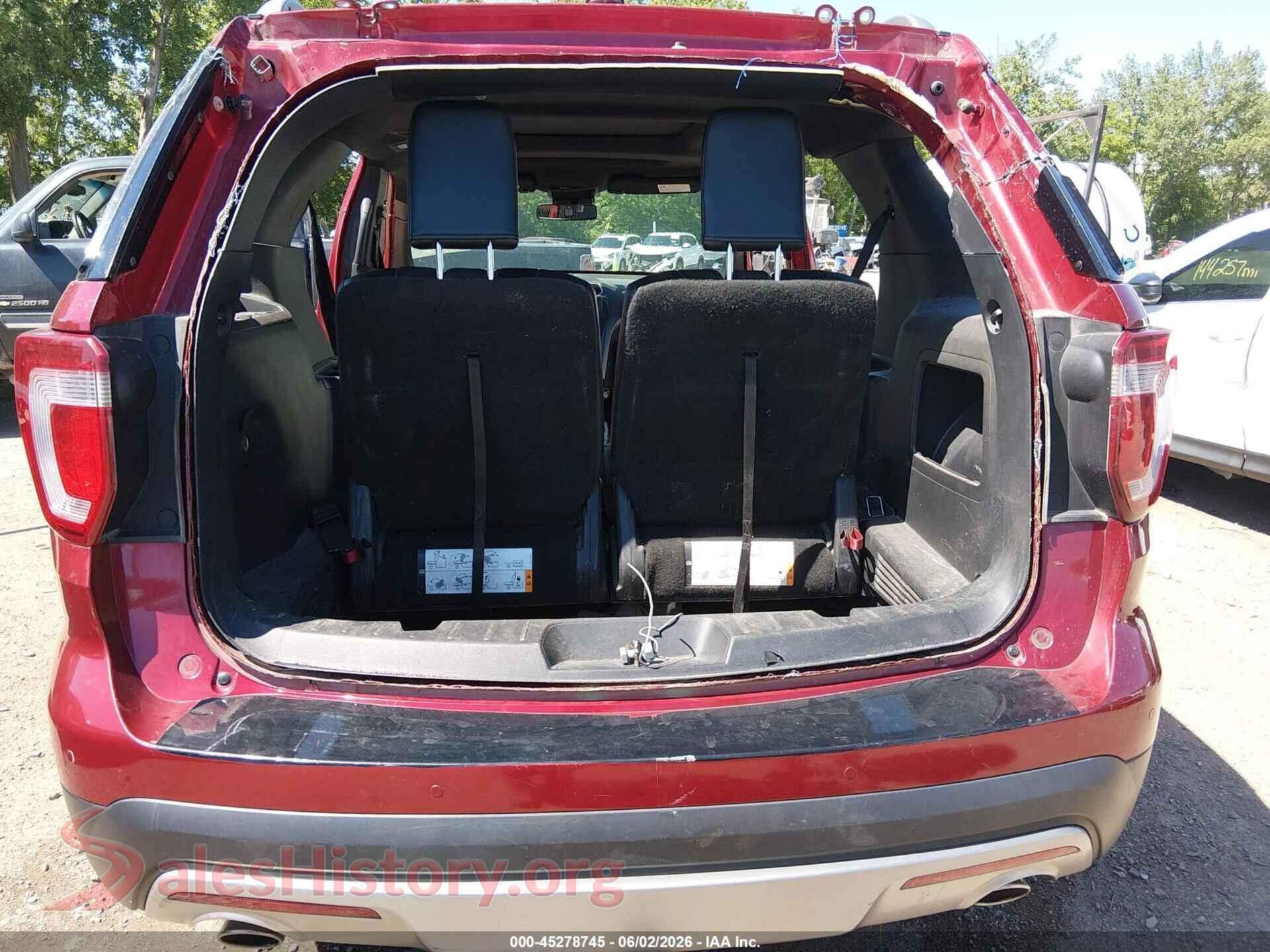 2017 FORD EXPLORER VIN 1FM5K8D8XHGC58684, auction photo 16