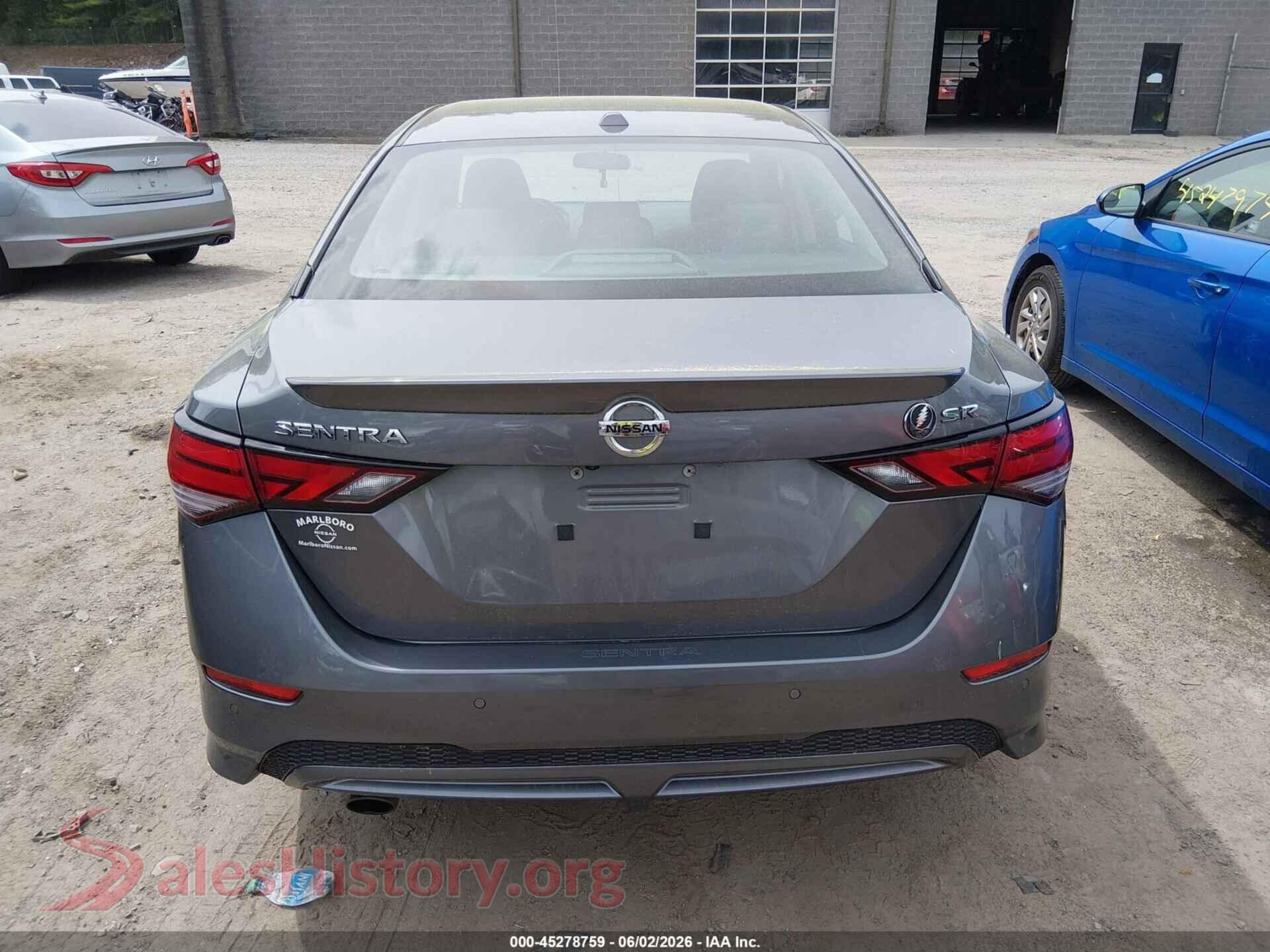 2022 NISSAN SENTRA VIN 3N1AB8DV8NY213622, auction photo 16
