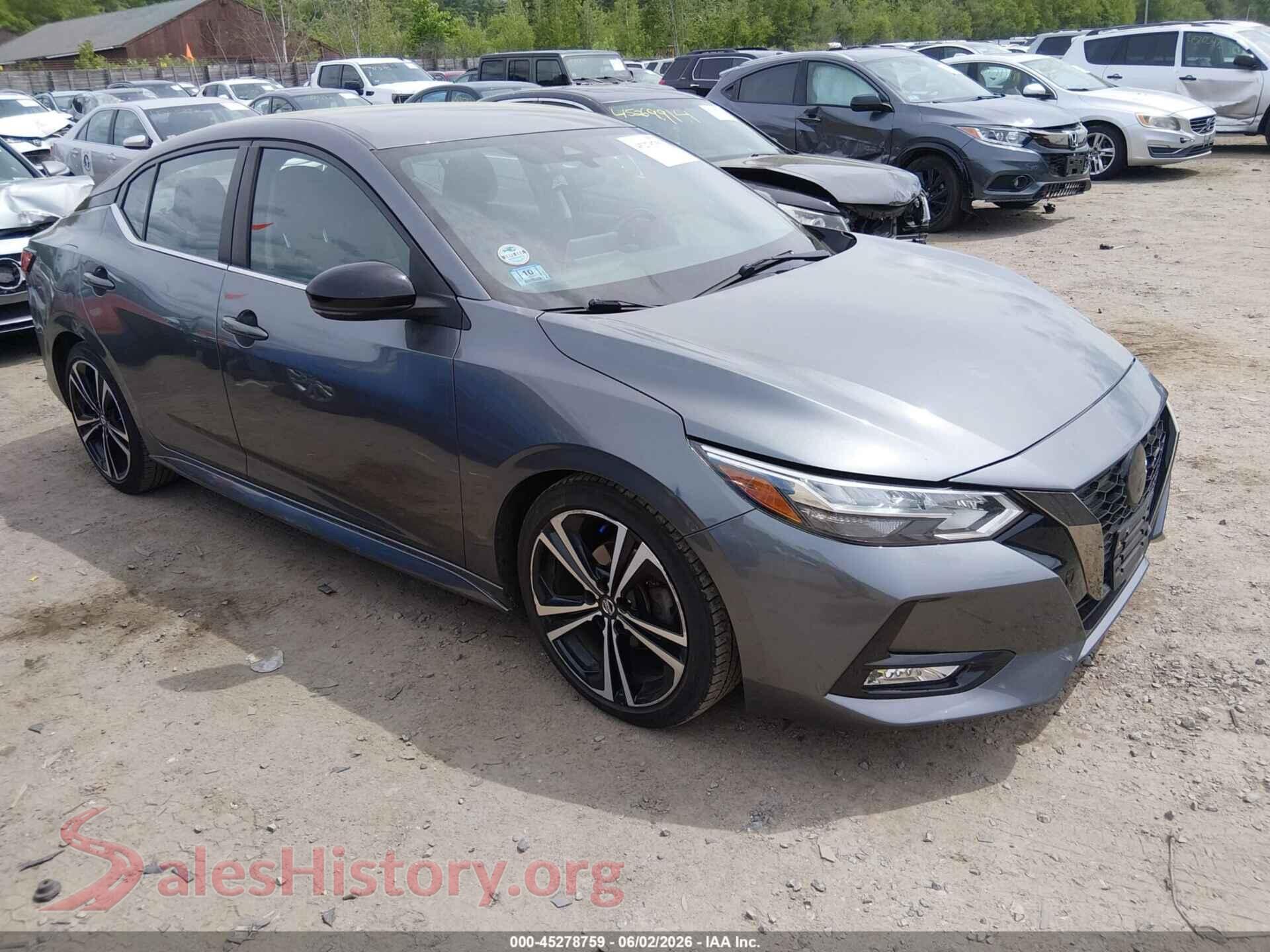 3N1AB8DV8NY213622 2022 NISSAN SENTRA