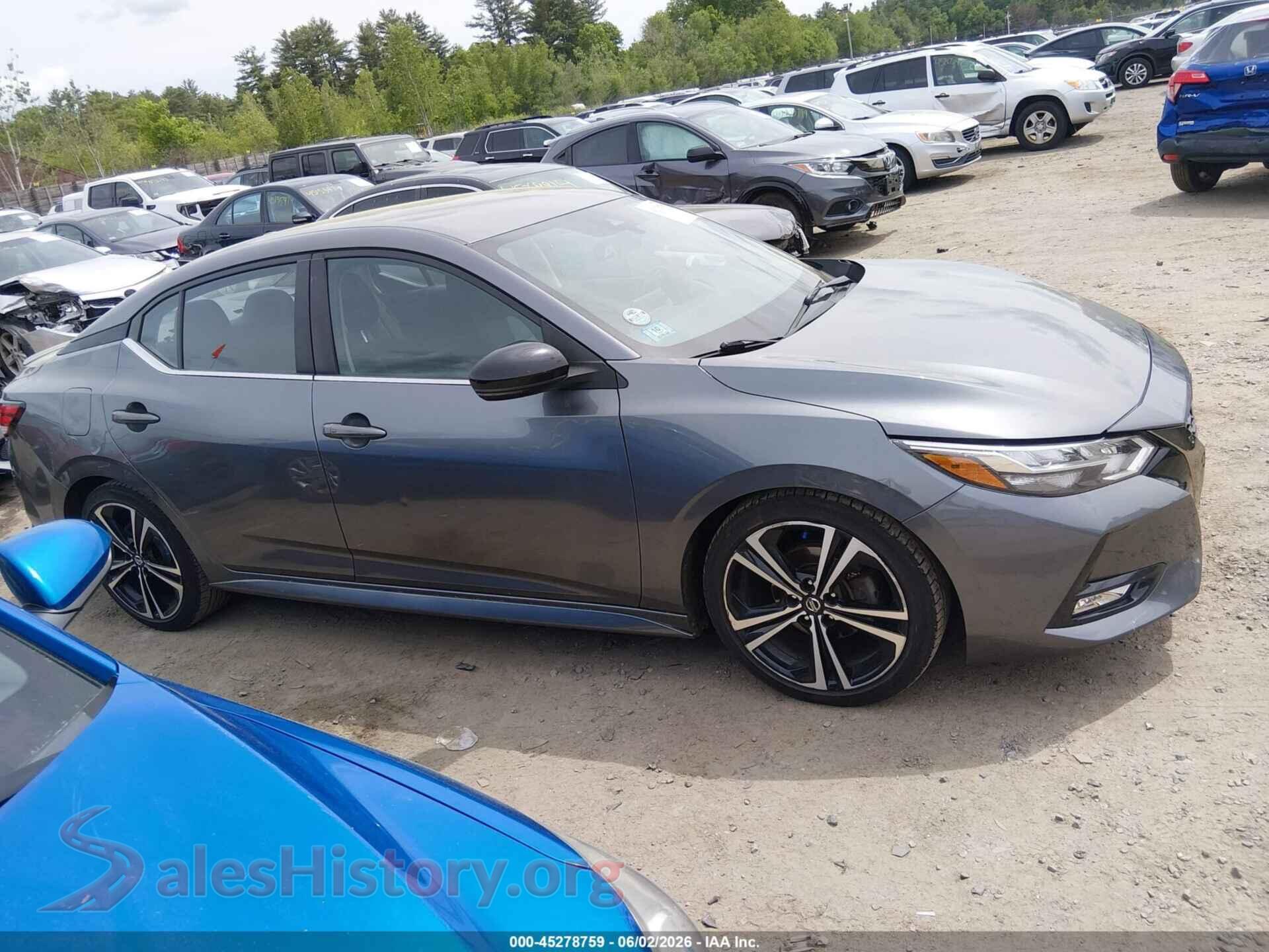 2022 NISSAN SENTRA VIN 3N1AB8DV8NY213622, auction photo 13