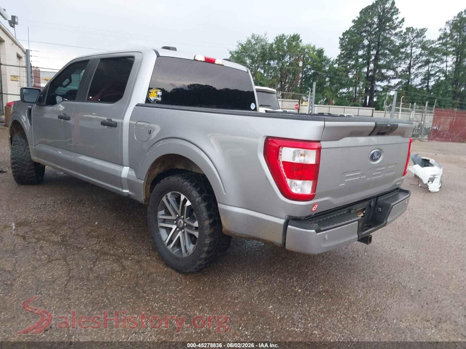 2021 FORD F-150 VIN 1FTEW1CP8MKD15979, driver side view