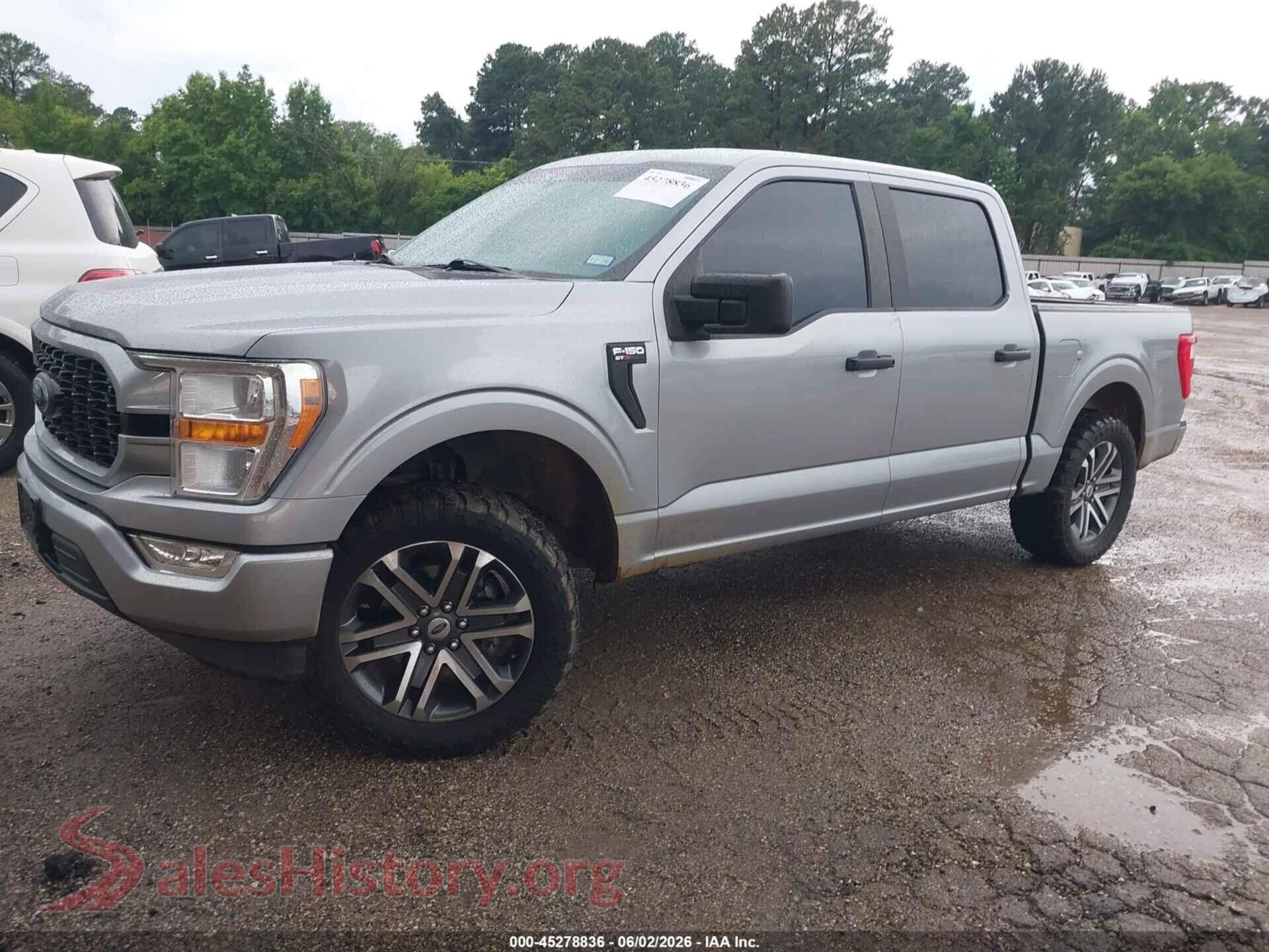 2021 FORD F-150 VIN 1FTEW1CP8MKD15979, front view