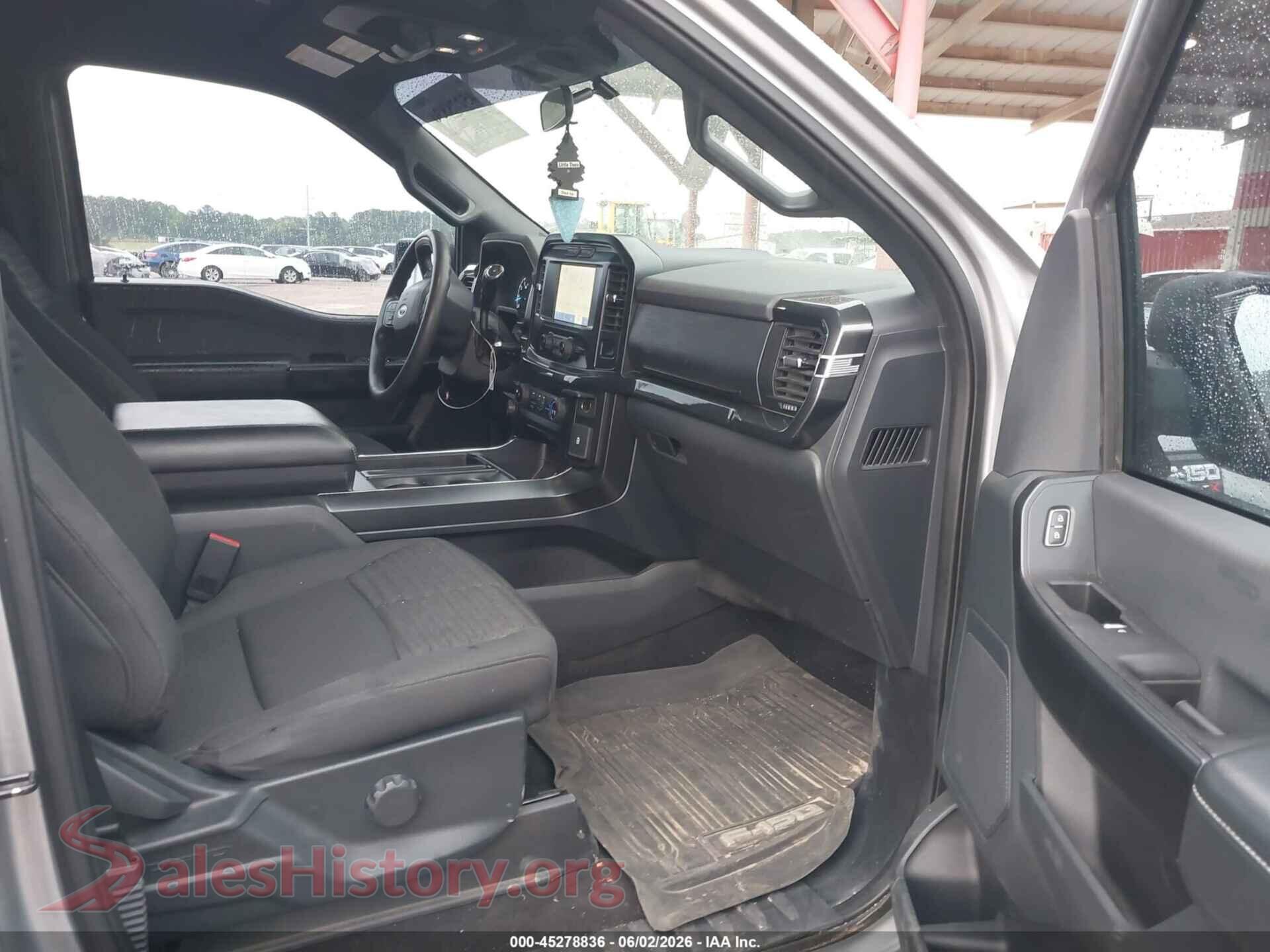 2021 FORD F-150 VIN 1FTEW1CP8MKD15979, rear view