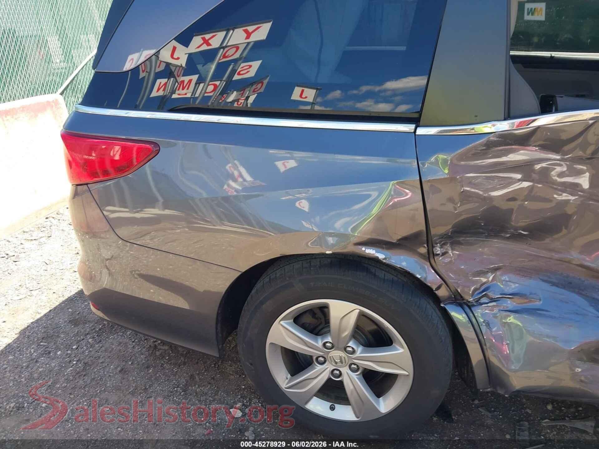 2018 HONDA ODYSSEY VIN 5FNRL6H74JB079274, auction photo 18