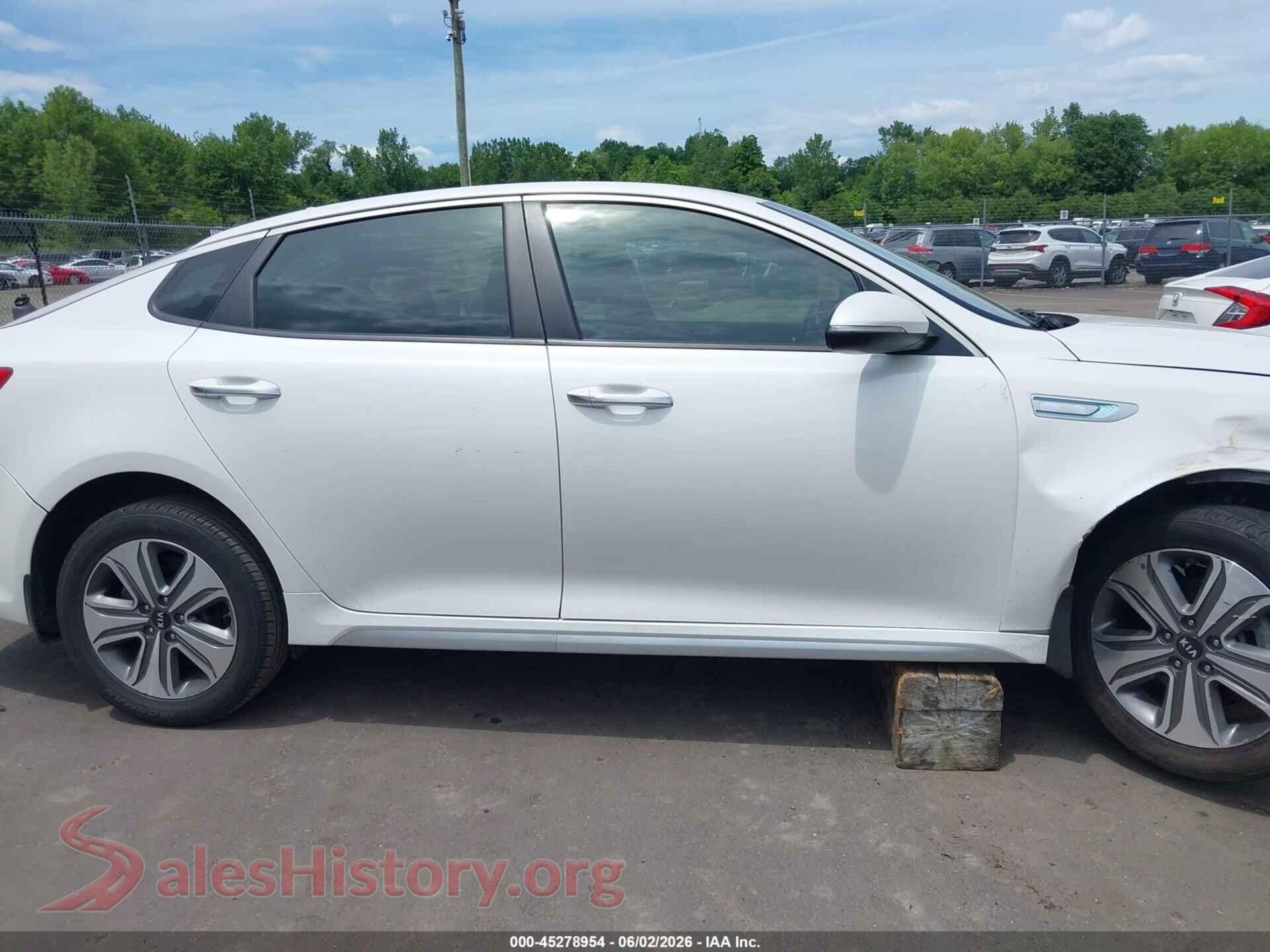 2017 KIA OPTIMA HYBRID VIN KNAGU4LCXH5004617, auction photo 13