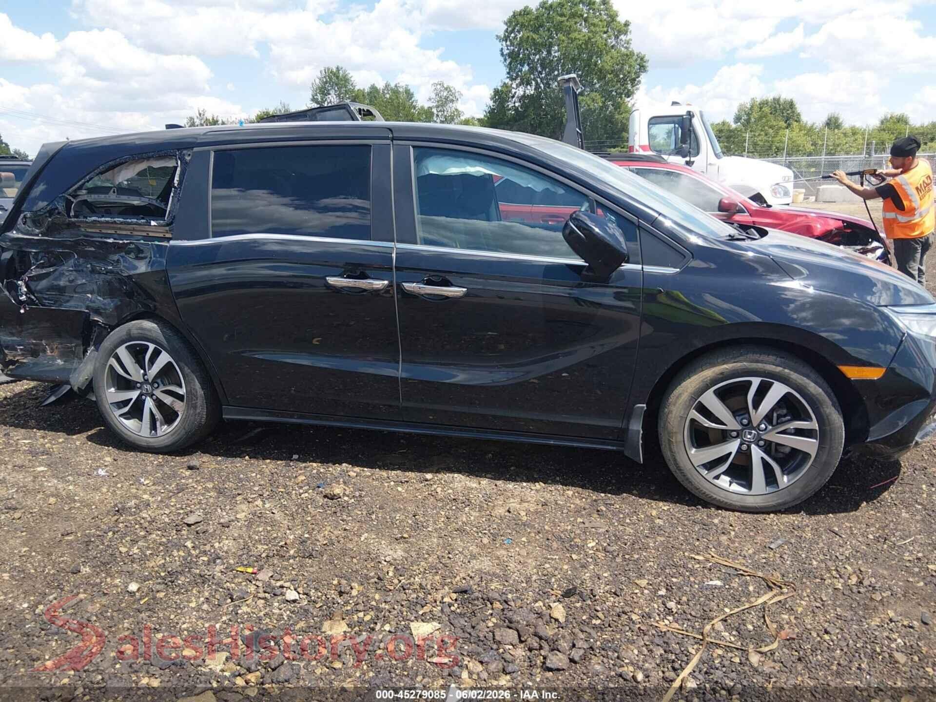 2024 HONDA ODYSSEY VIN 5FNRL6H84RB034582, auction photo 14