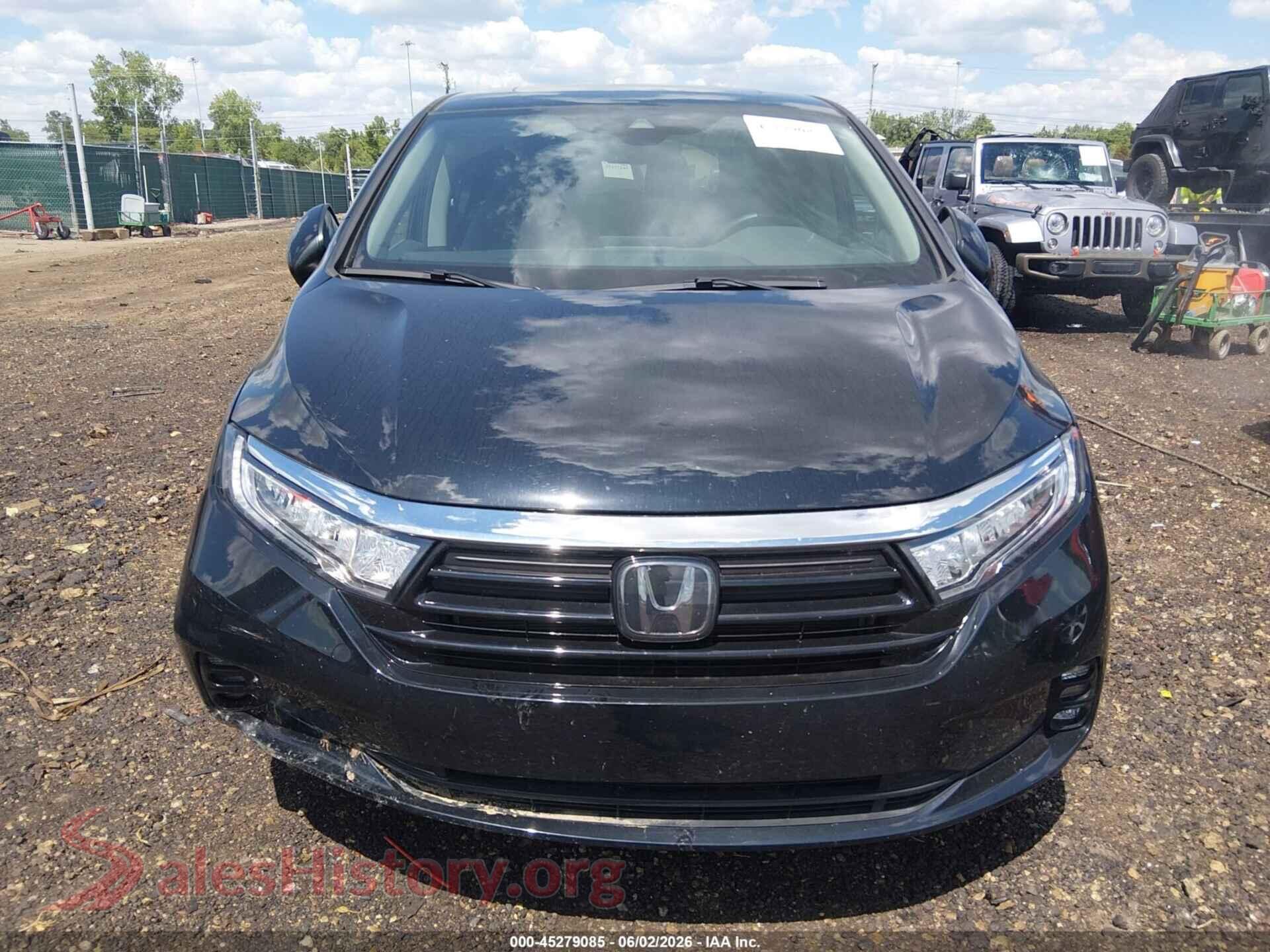 2024 HONDA ODYSSEY VIN 5FNRL6H84RB034582, auction photo 13