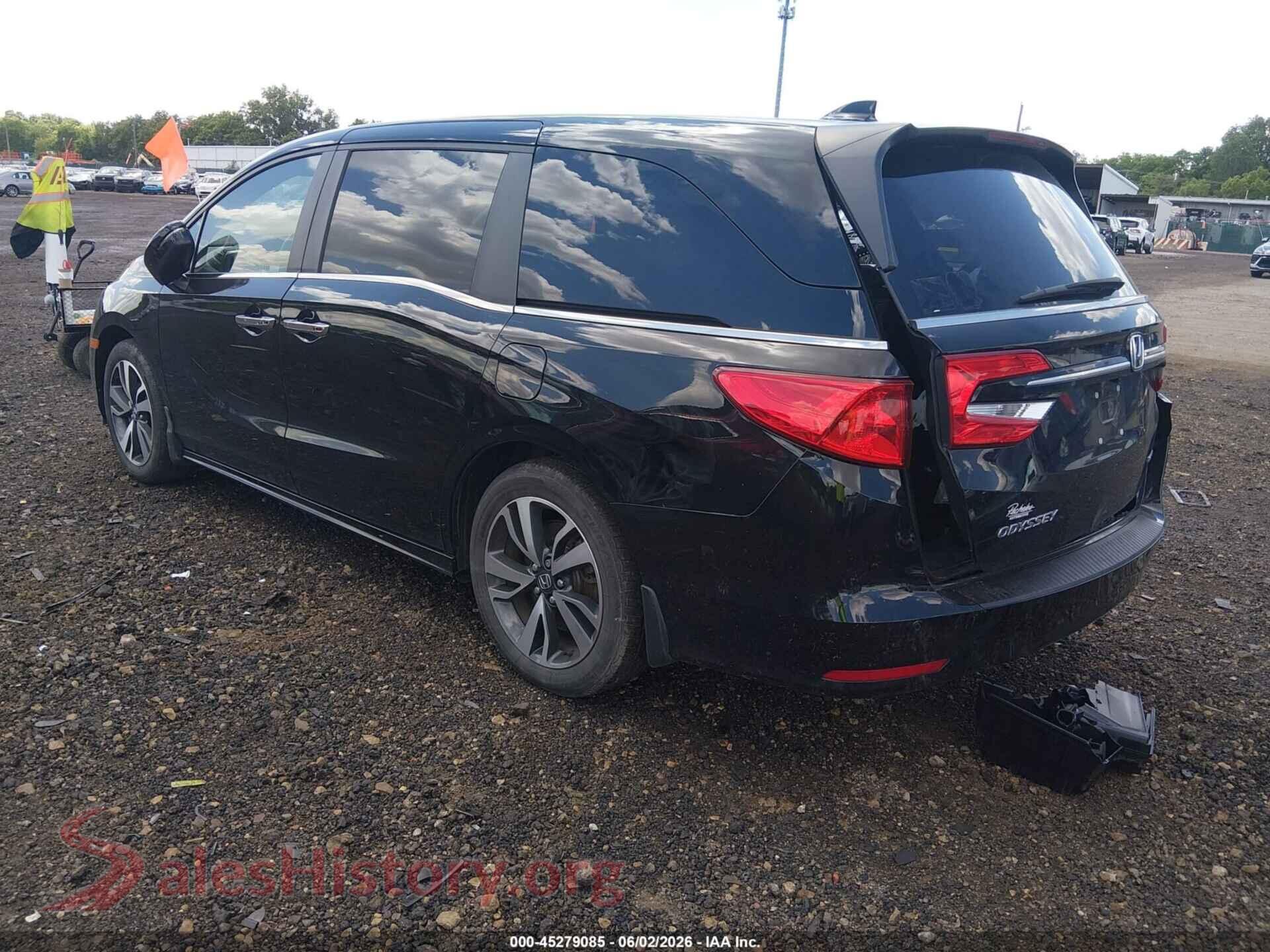 2024 HONDA ODYSSEY VIN 5FNRL6H84RB034582, driver side view